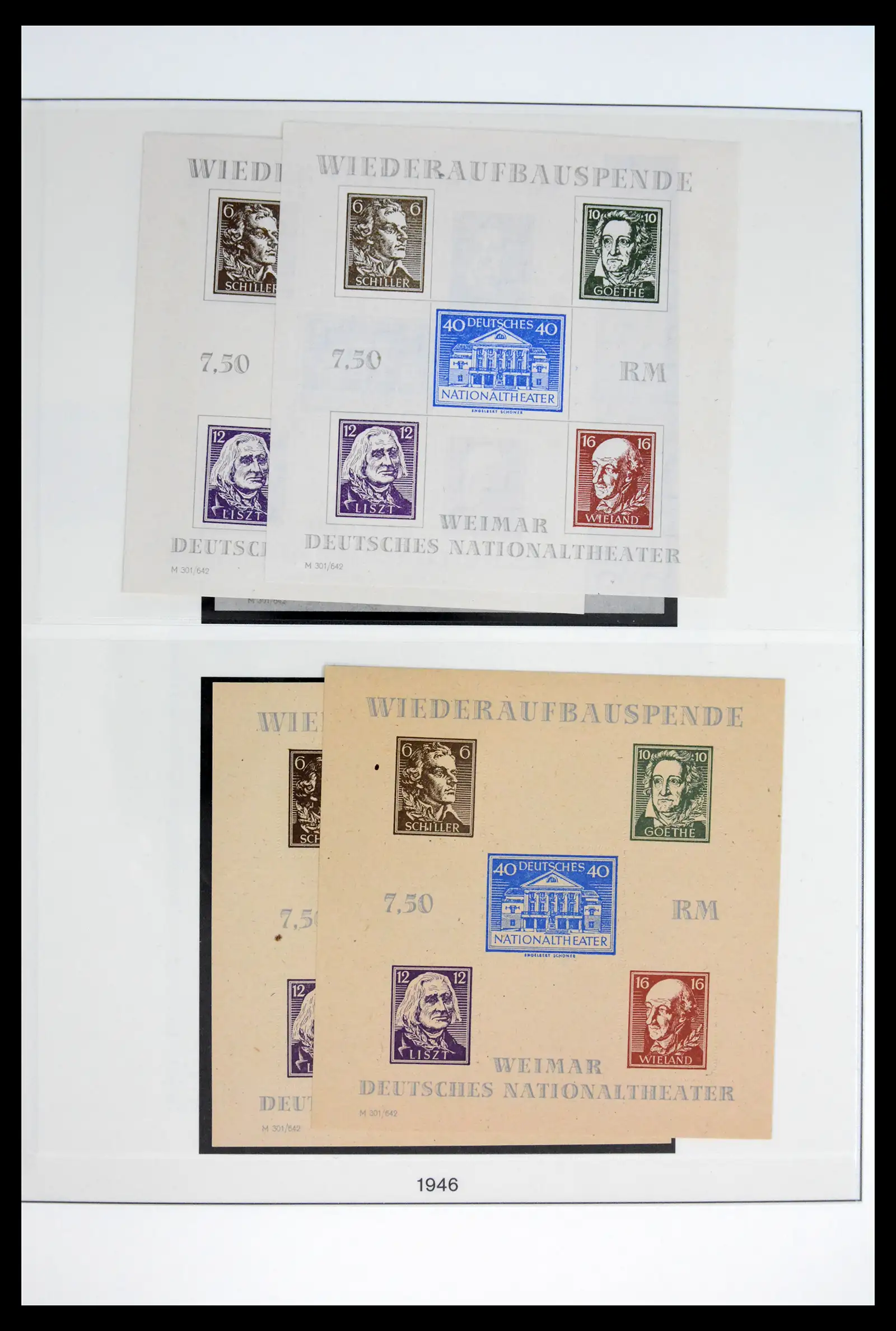 41969 0008 - Stamp collection 41969 Germany Sovjet Zone specialised 1945-1949.