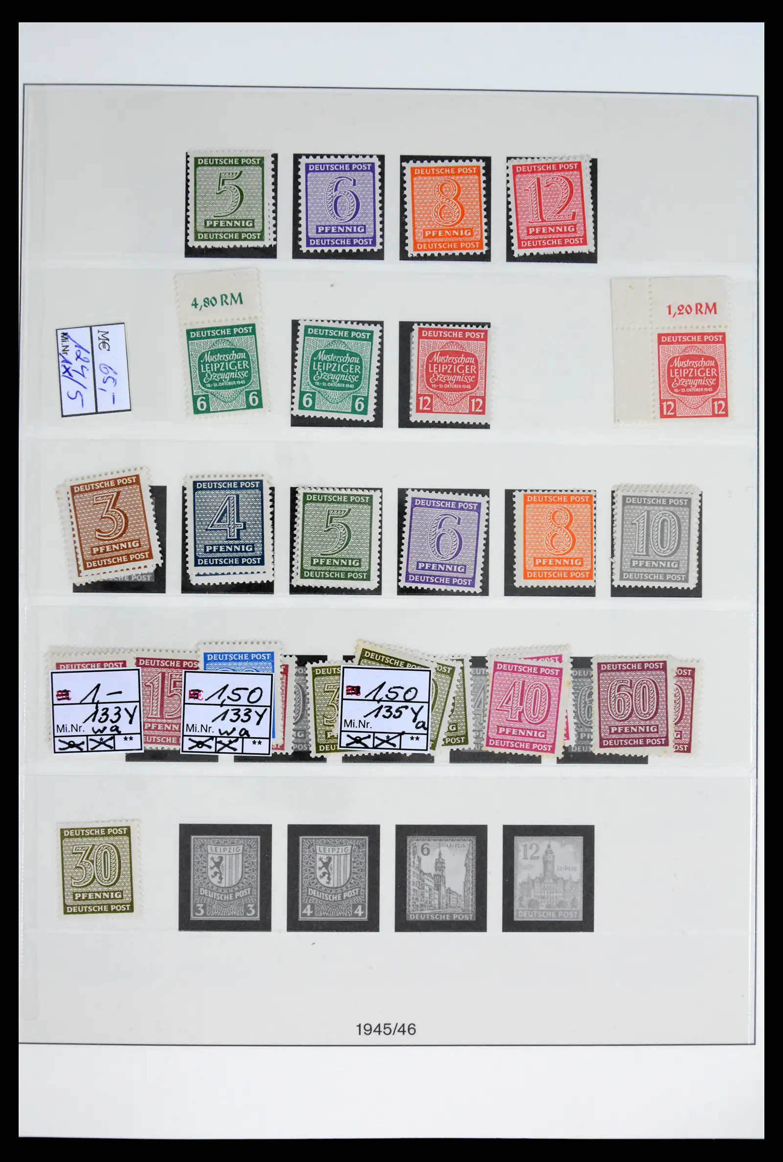41969 0011 - Stamp collection 41969 Germany Sovjet Zone specialised 1945-1949.