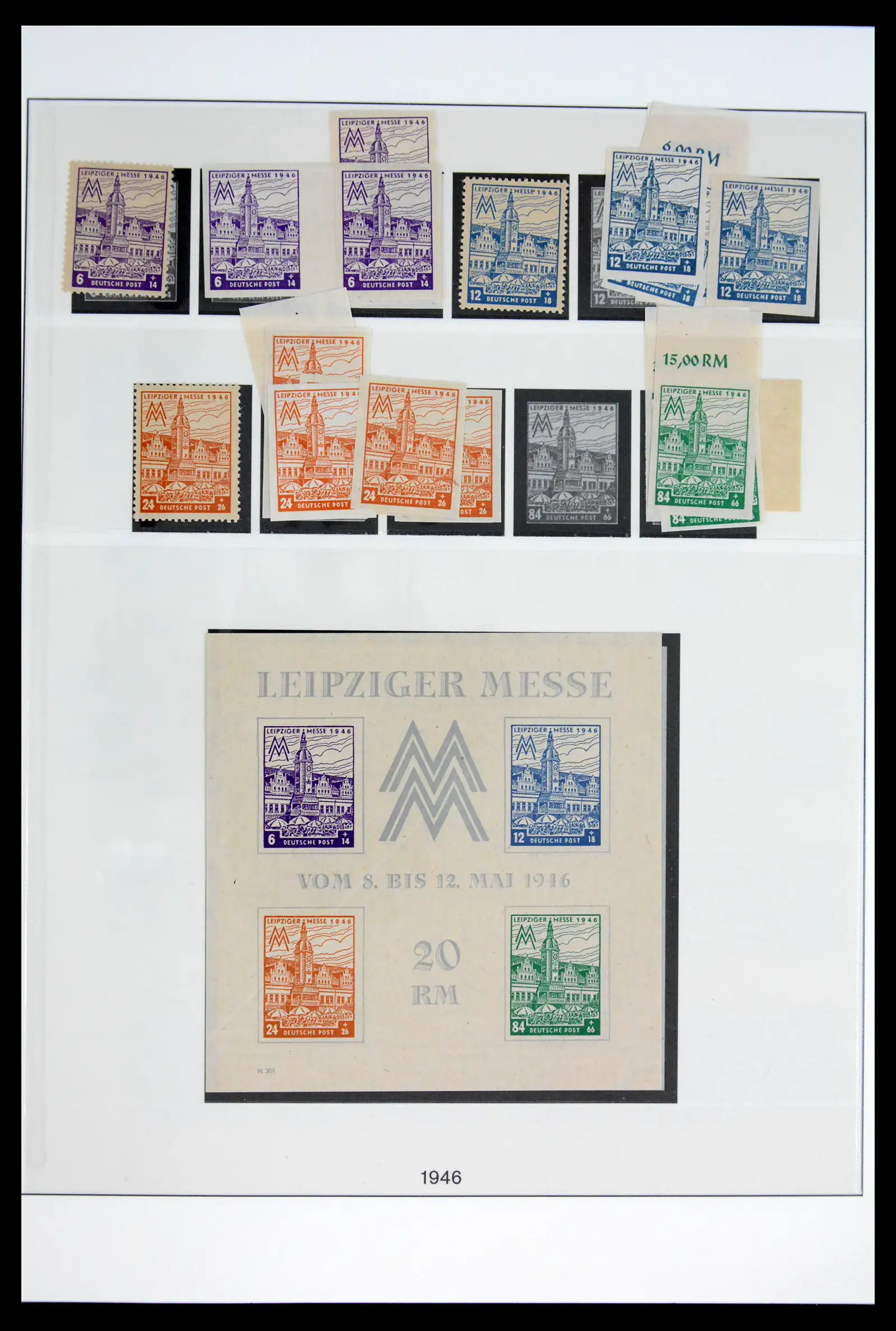 41969 0014 - Stamp collection 41969 Germany Sovjet Zone specialised 1945-1949.