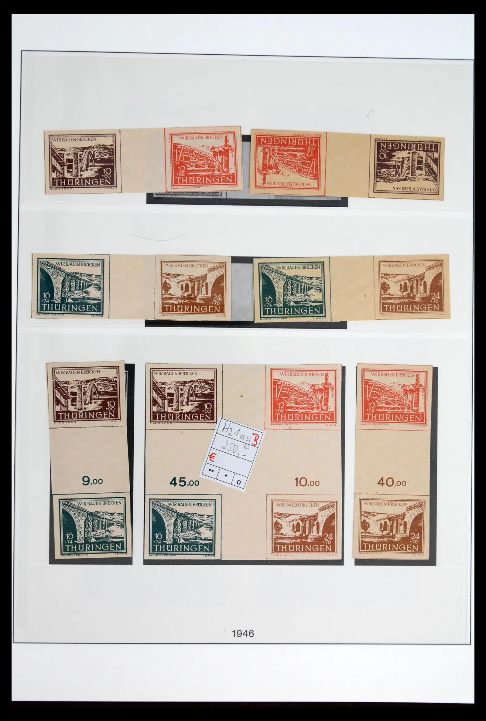 41969 0019 - Stamp collection 41969 Germany Sovjet Zone specialised 1945-1949.