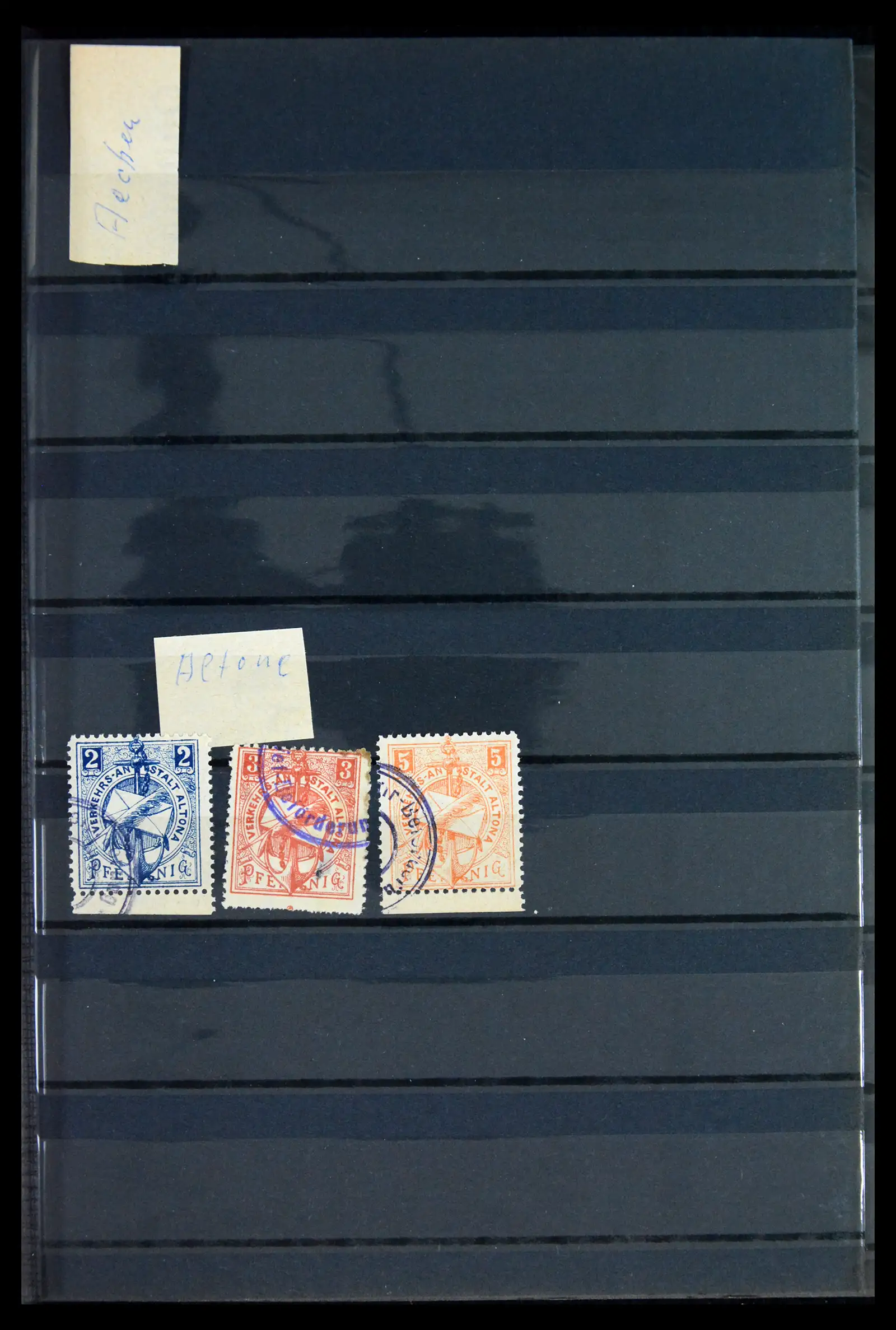 41971 0001 - Stamp collection 41971 Germany local post 1890-1900.