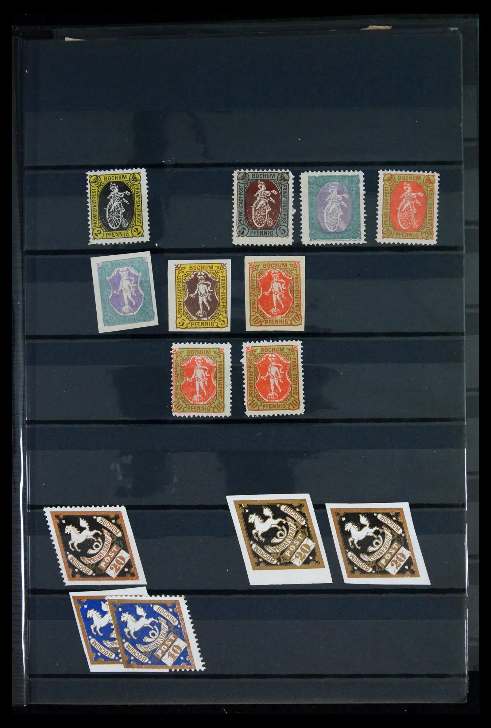 41971 0007 - Stamp collection 41971 Germany local post 1890-1900.