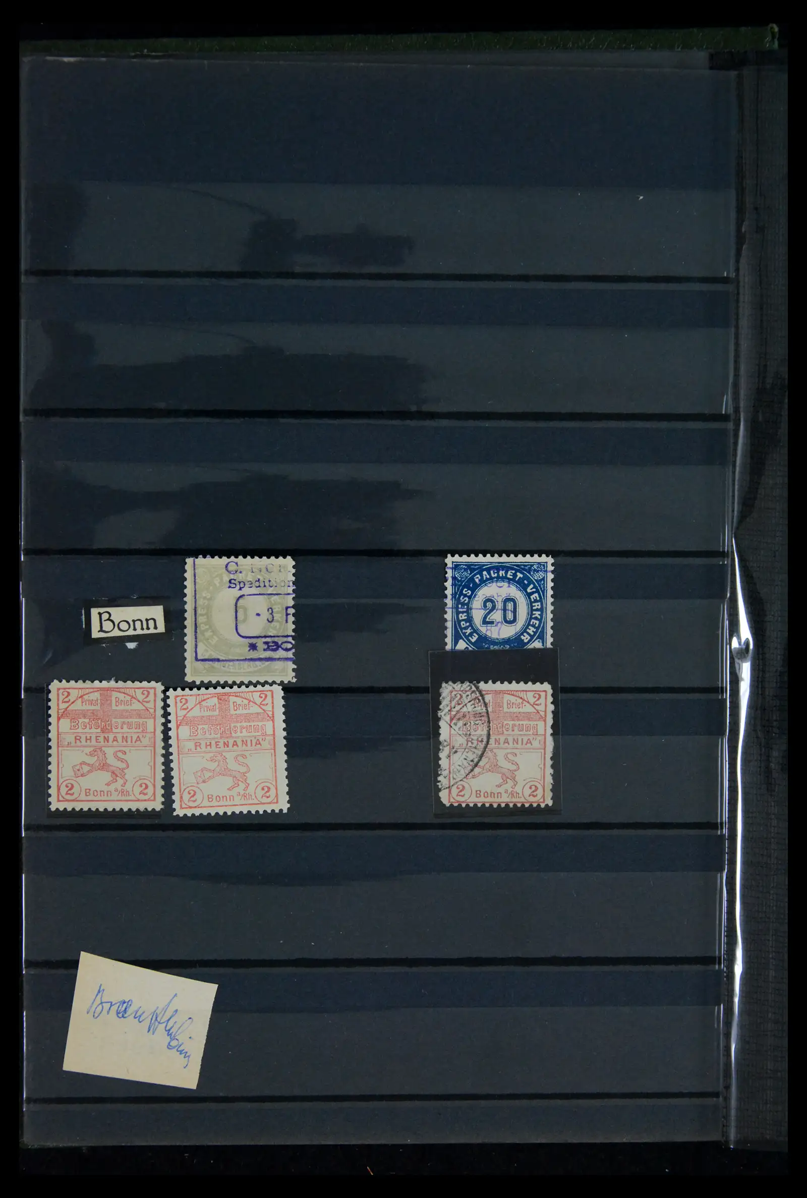 41971 0008 - Stamp collection 41971 Germany local post 1890-1900.