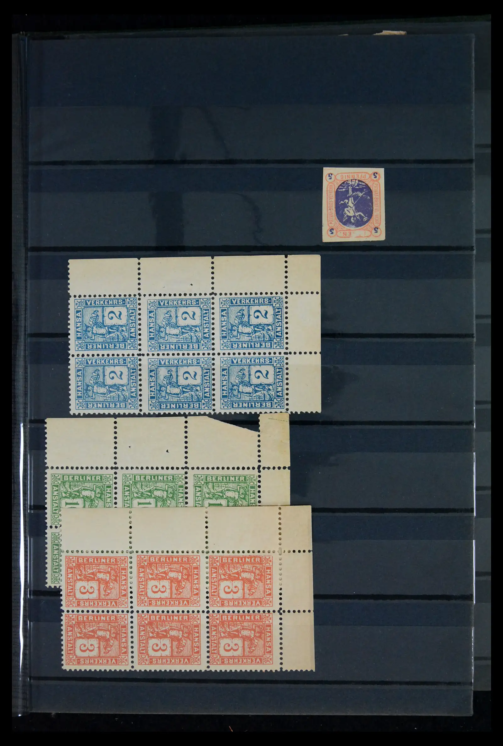 41971 0011 - Stamp collection 41971 Germany local post 1890-1900.