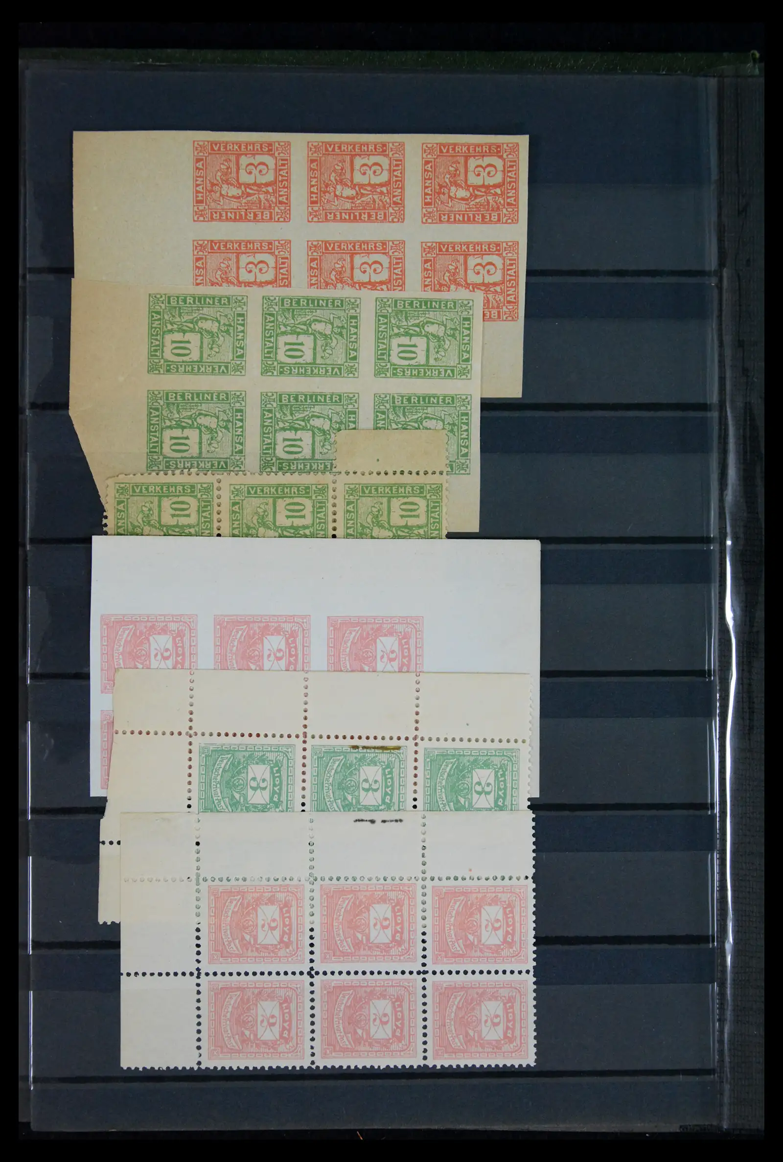 41971 0012 - Stamp collection 41971 Germany local post 1890-1900.