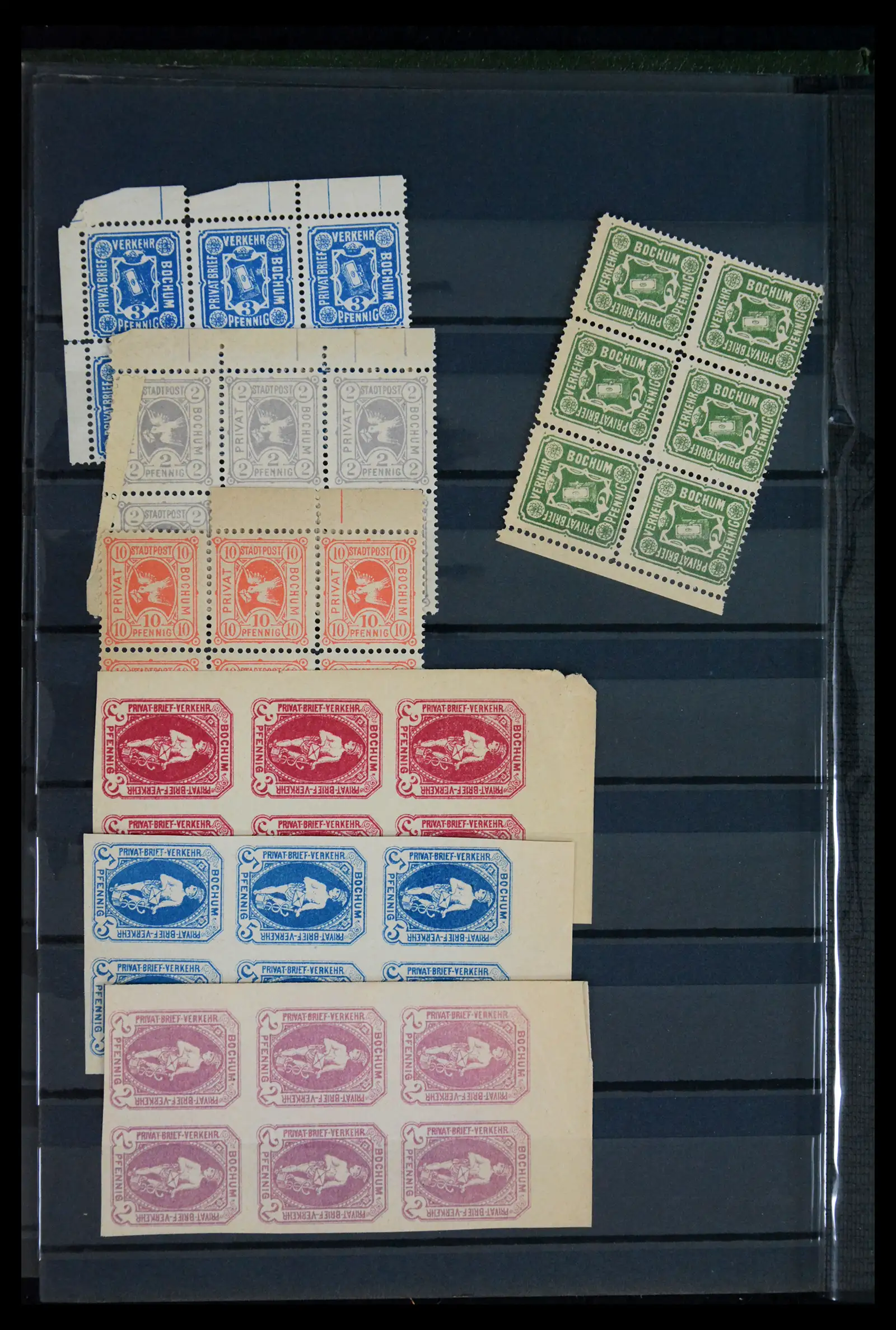 41971 0014 - Stamp collection 41971 Germany local post 1890-1900.