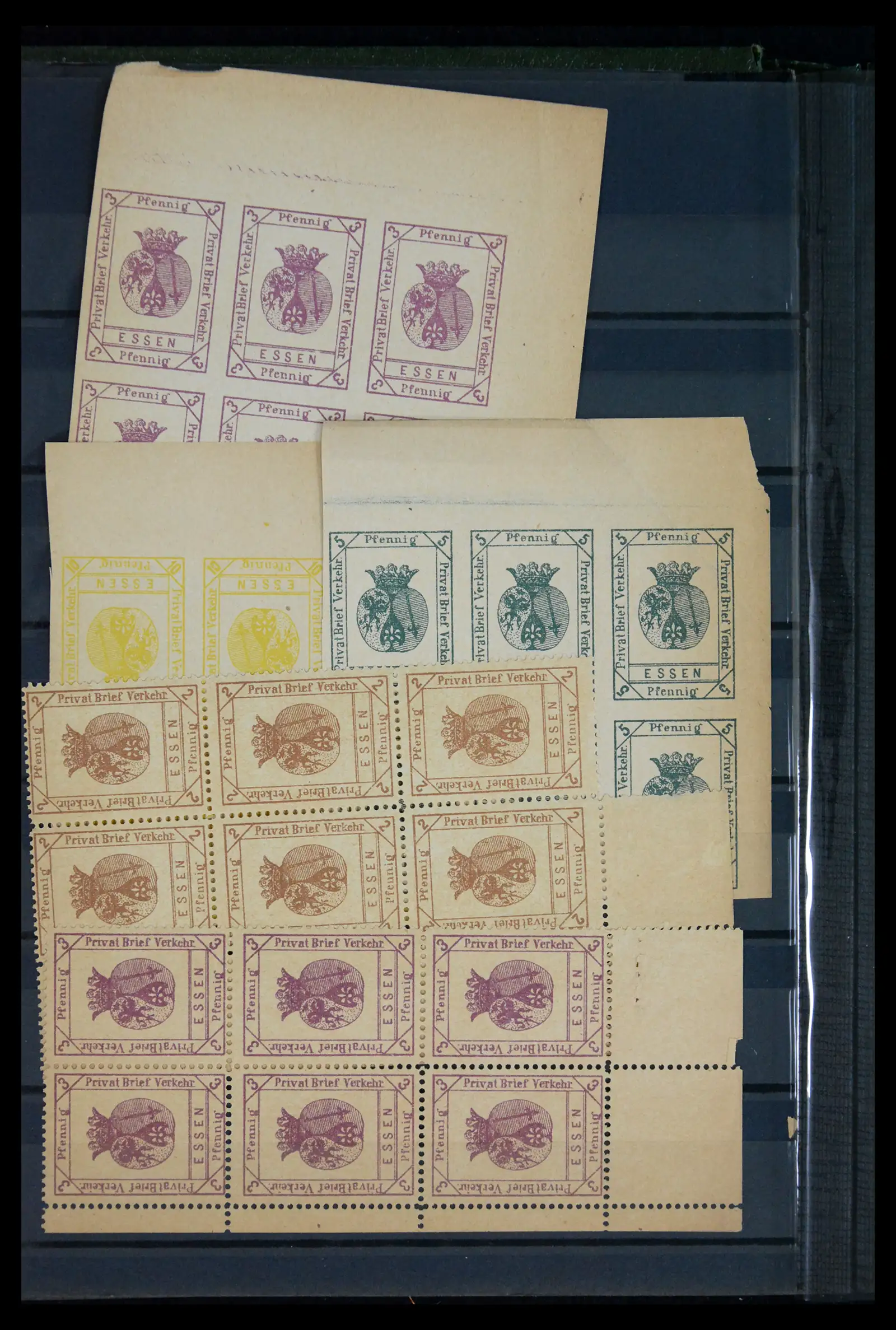 41971 0016 - Stamp collection 41971 Germany local post 1890-1900.