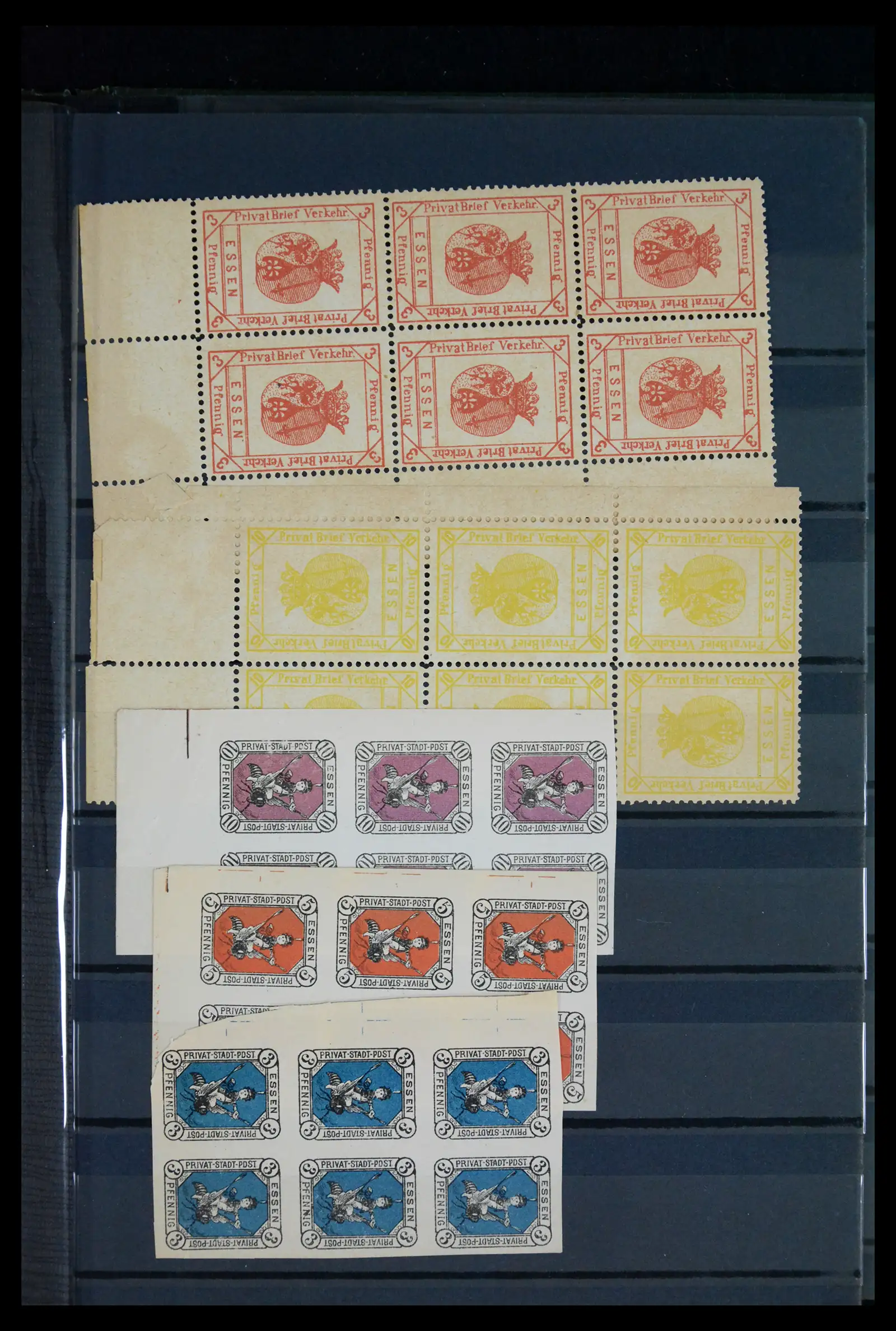 41971 0017 - Stamp collection 41971 Germany local post 1890-1900.