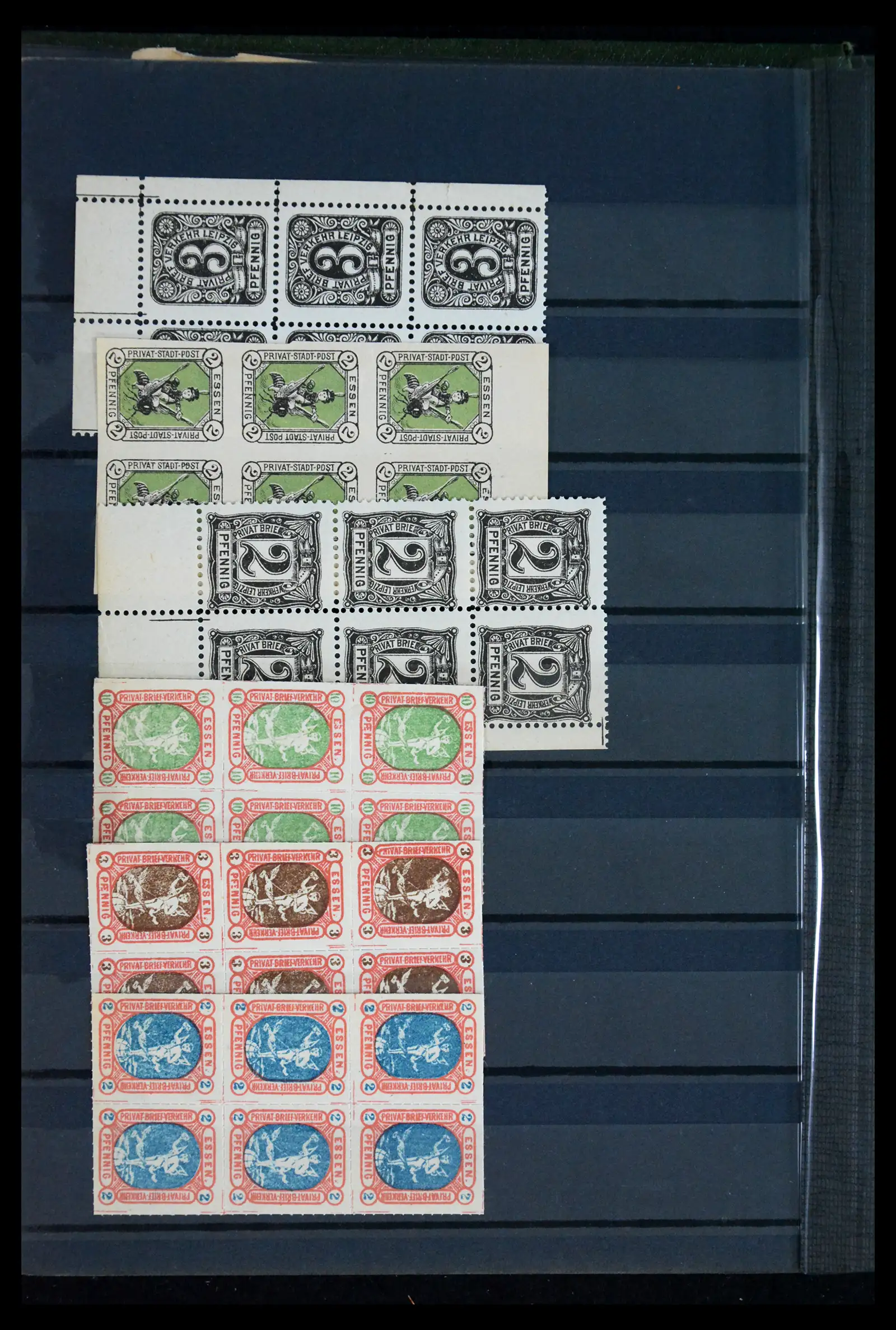 41971 0018 - Stamp collection 41971 Germany local post 1890-1900.
