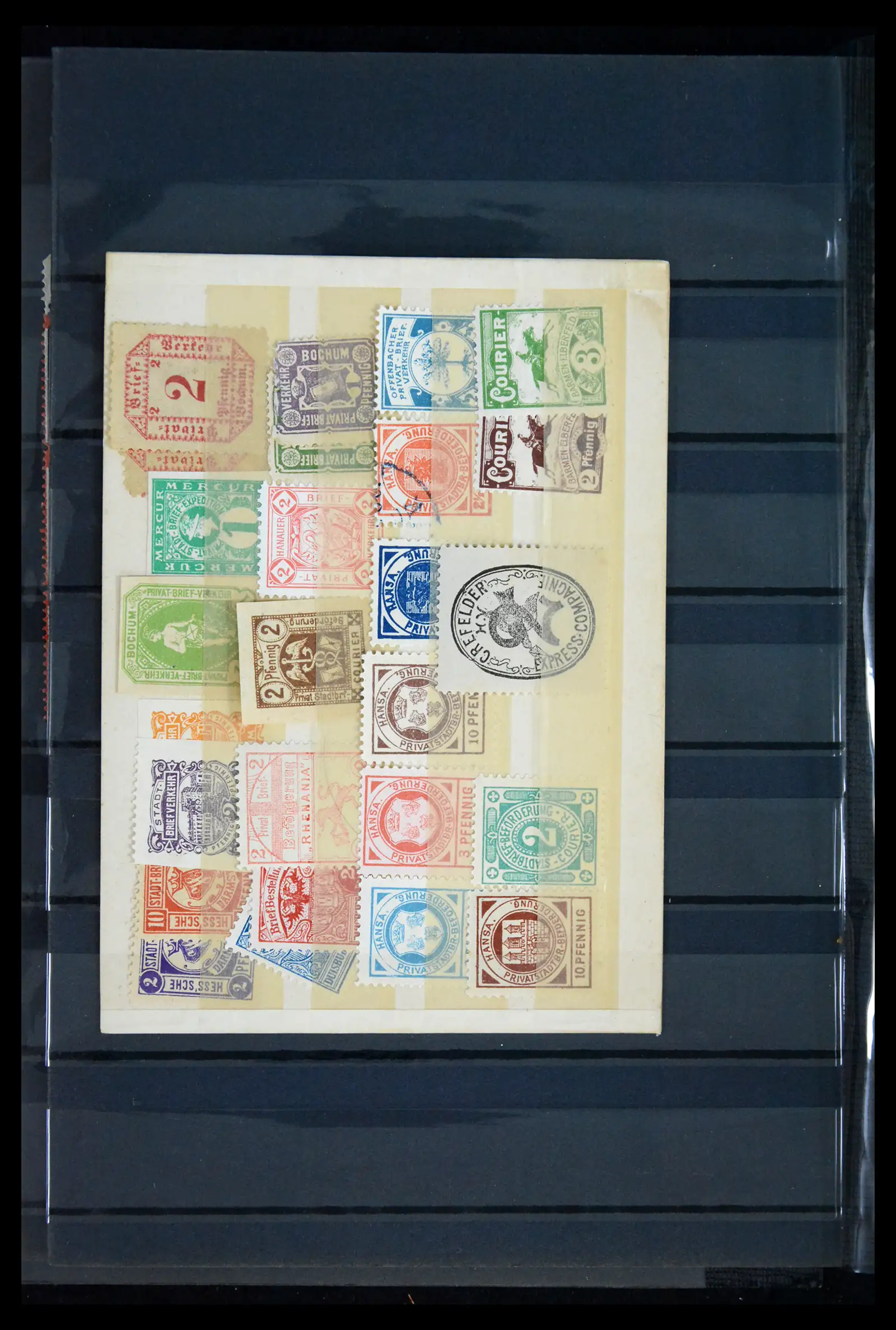 41971 0024 - Stamp collection 41971 Germany local post 1890-1900.