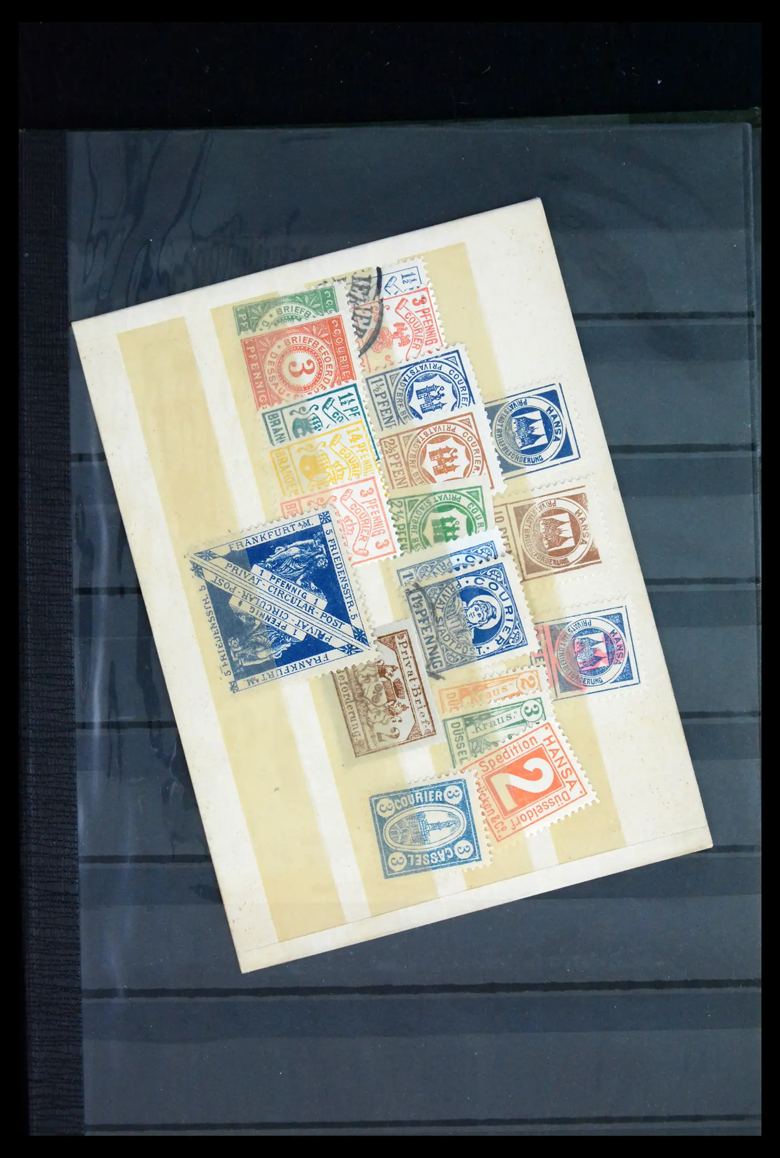 41971 0025 - Stamp collection 41971 Germany local post 1890-1900.