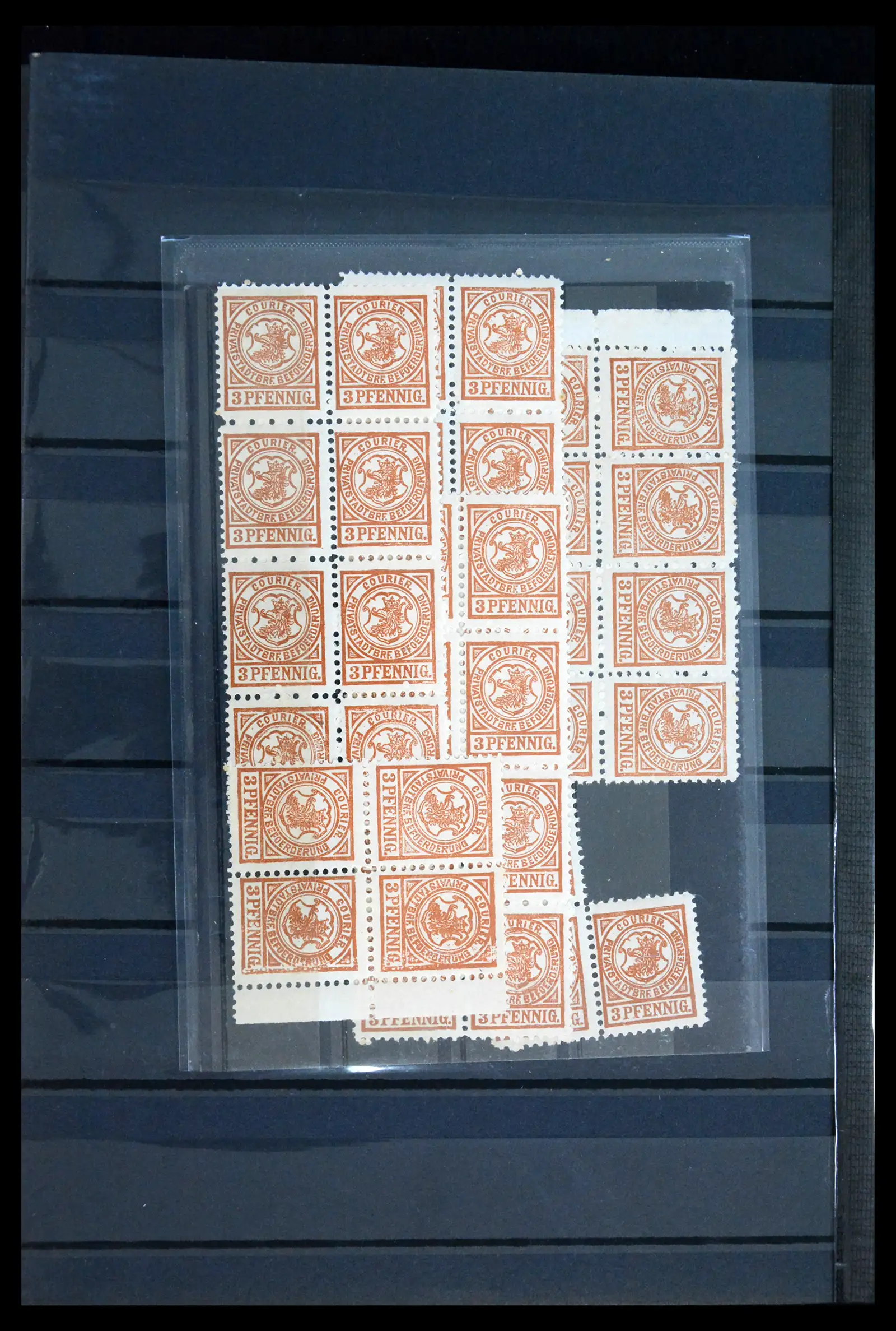 41971 0026 - Stamp collection 41971 Germany local post 1890-1900.