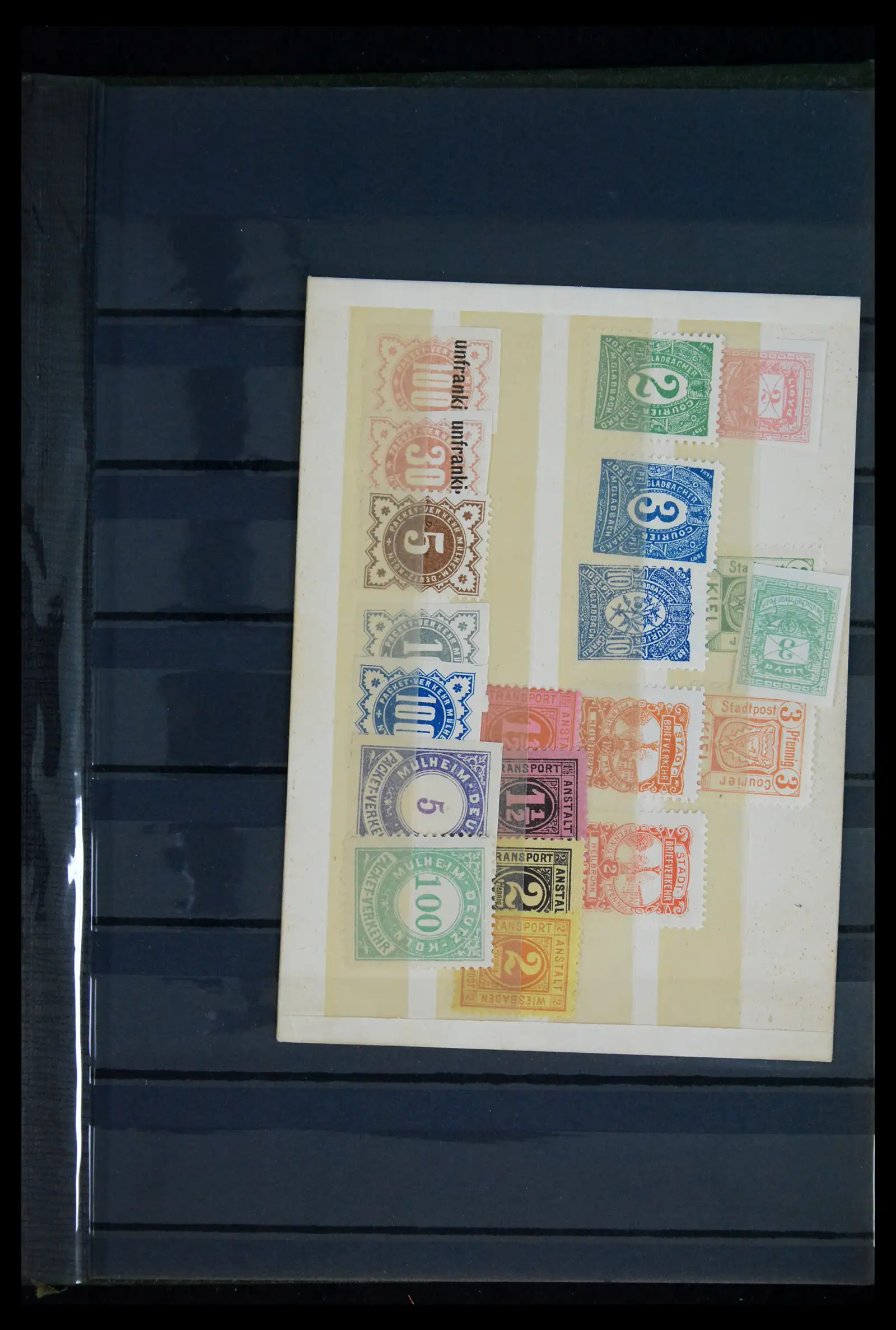 41971 0027 - Stamp collection 41971 Germany local post 1890-1900.