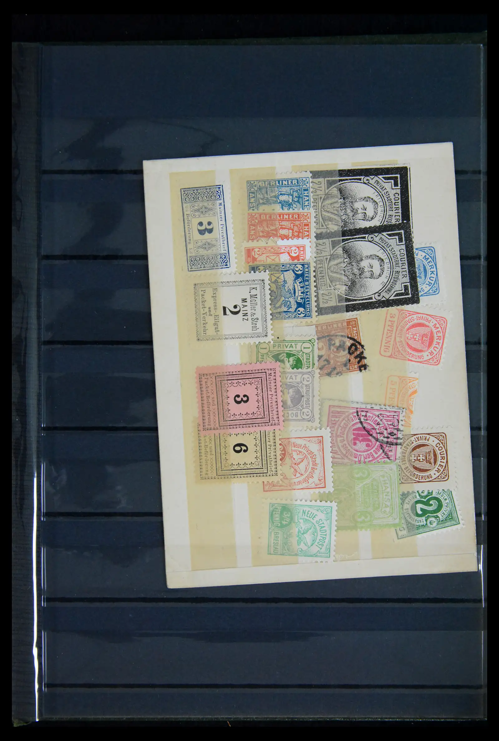 41971 0029 - Stamp collection 41971 Germany local post 1890-1900.