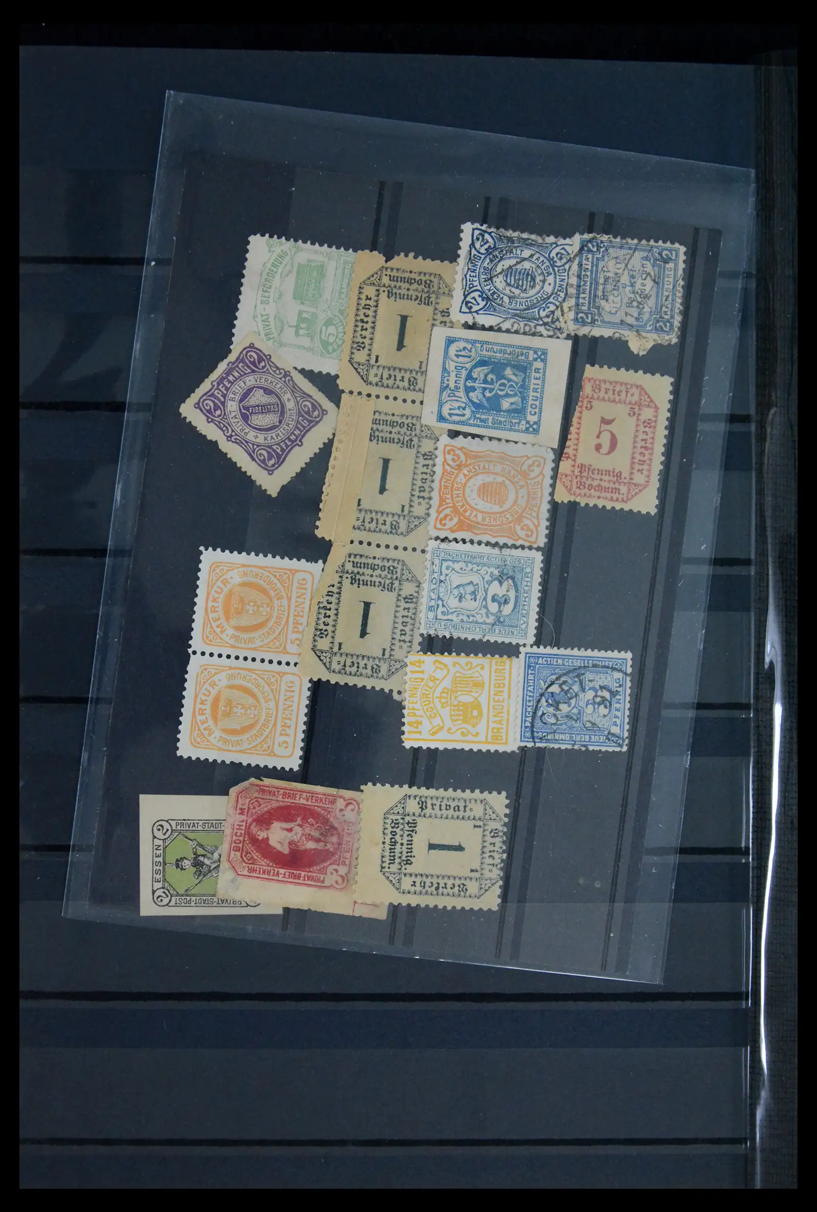 41971 0031 - Stamp collection 41971 Germany local post 1890-1900.