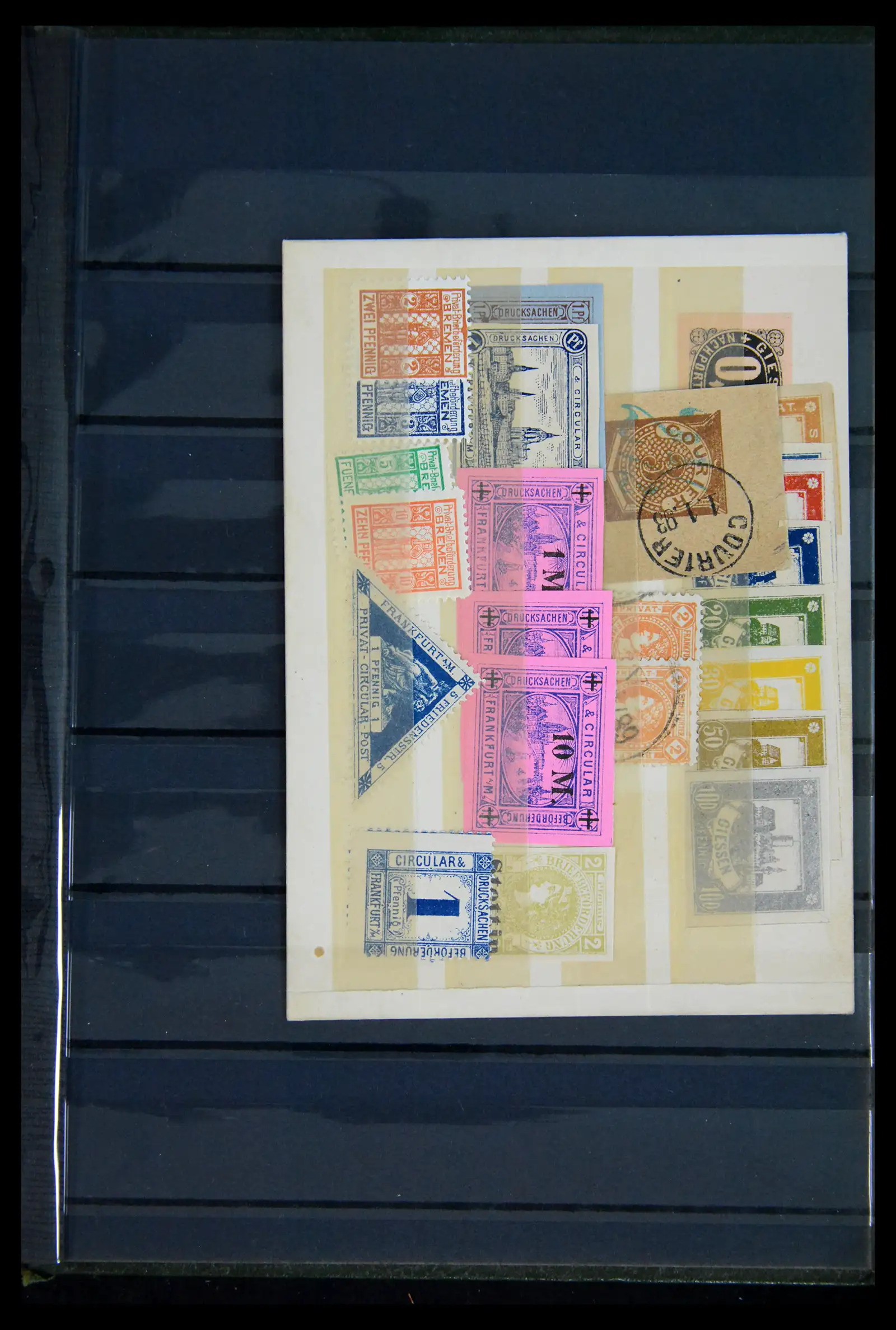 41971 0032 - Stamp collection 41971 Germany local post 1890-1900.