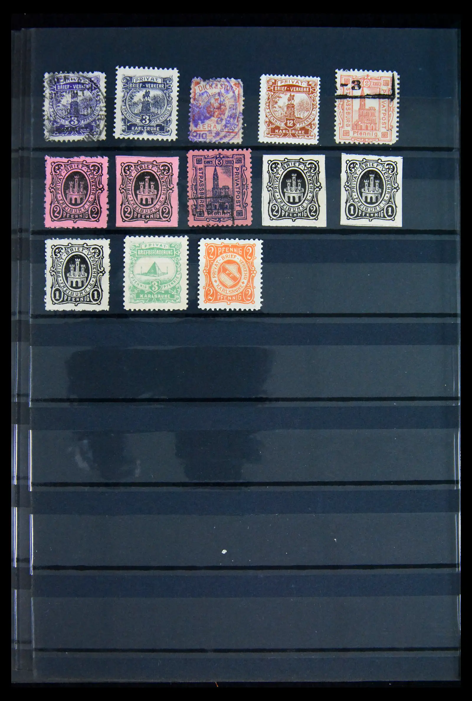 41971 0033 - Stamp collection 41971 Germany local post 1890-1900.