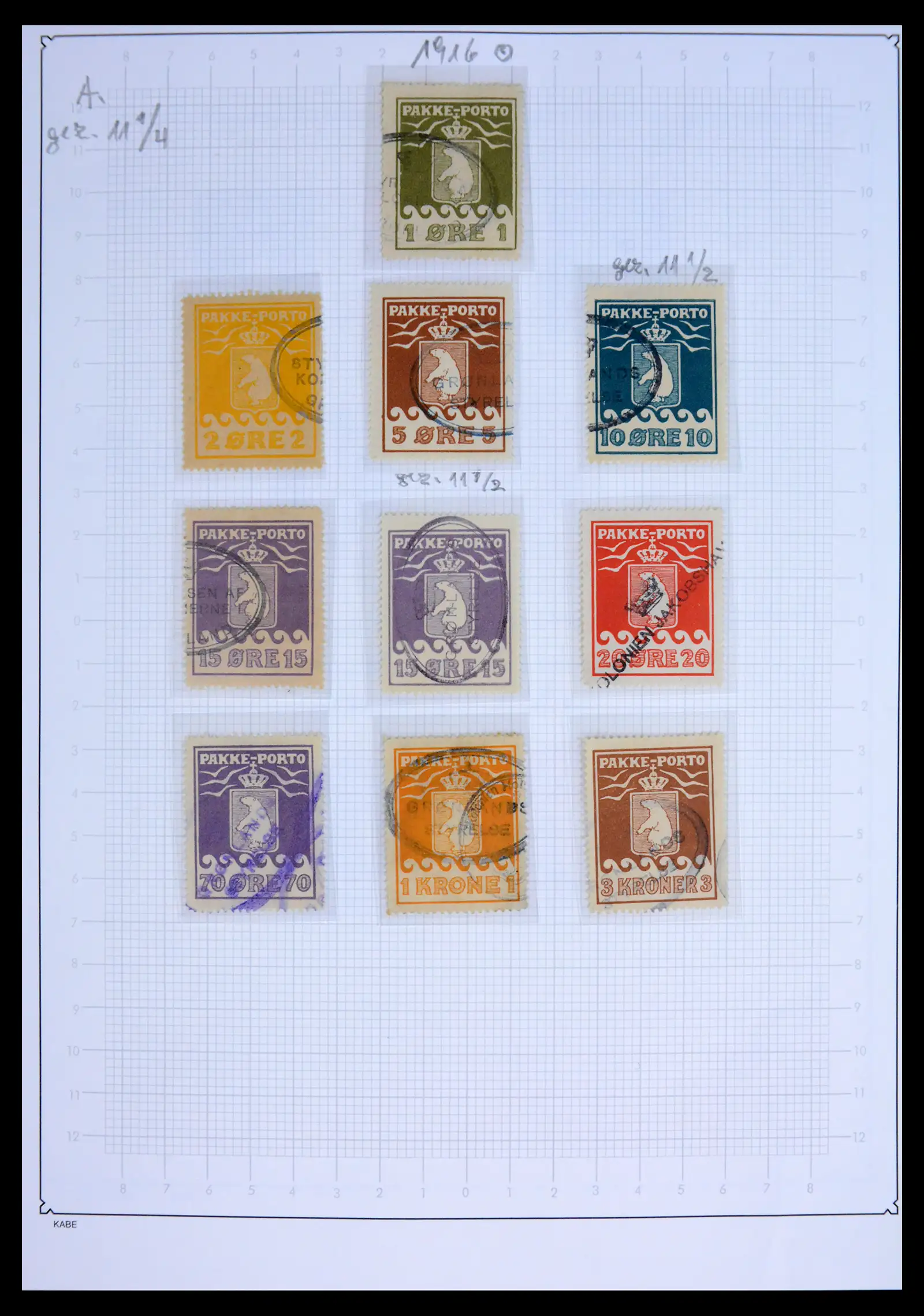 41972 0002 - Postzegelverzameling 41972 Groenland 1905-1985.