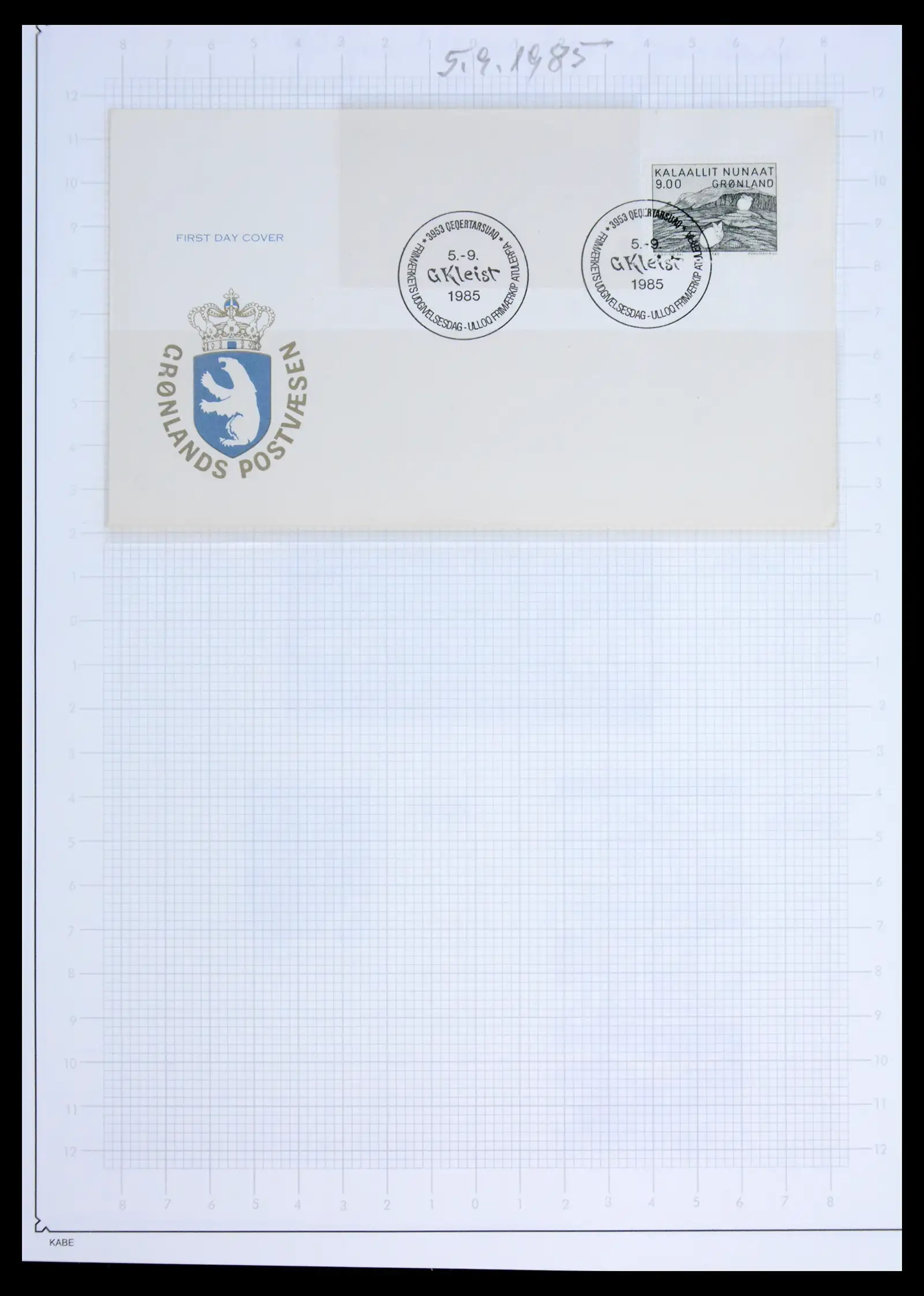 41972 0023 - Postzegelverzameling 41972 Groenland 1905-1985.