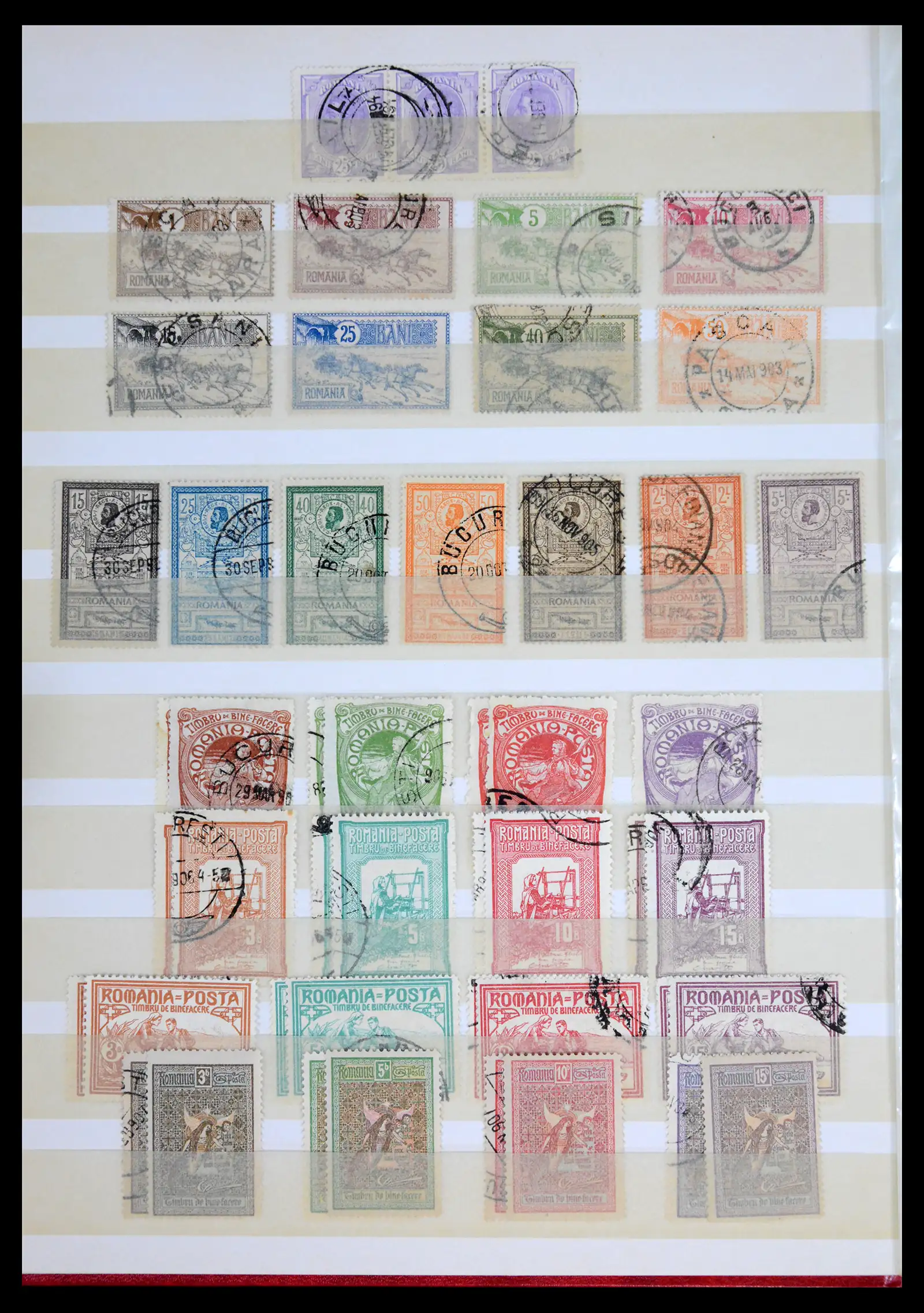 41973 0004 - Postzegelverzameling 41973 Roemenië 1858-1959.