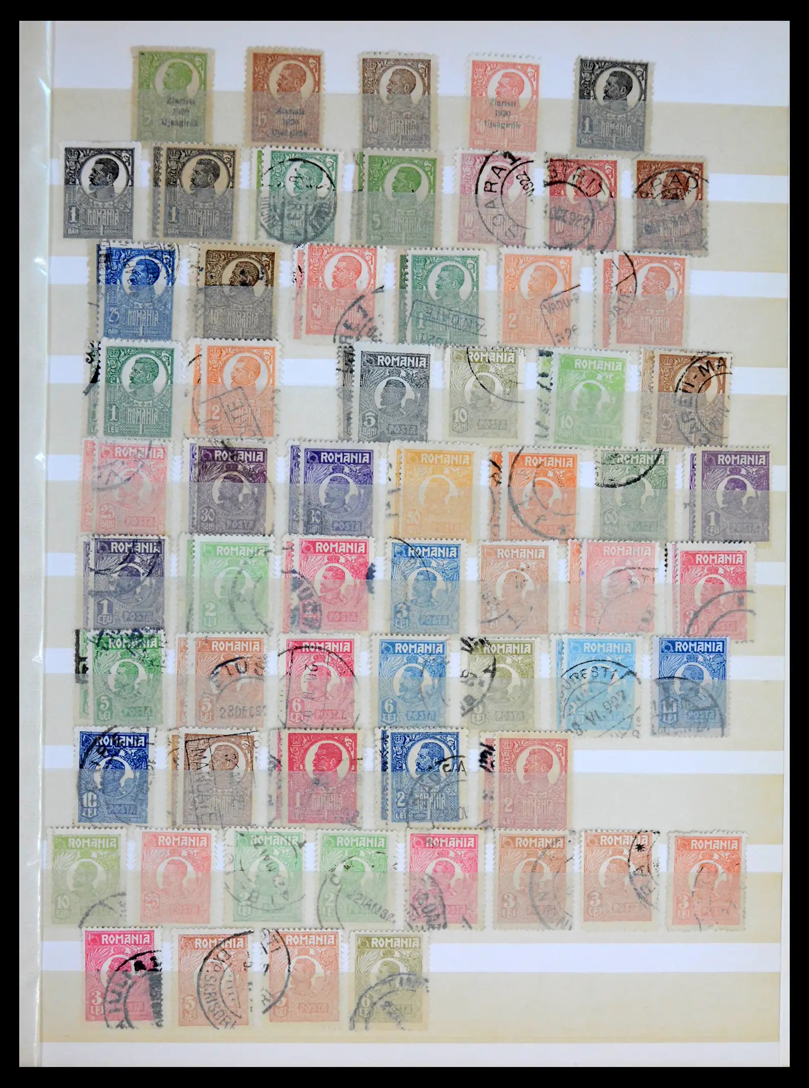 41973 0007 - Postzegelverzameling 41973 Roemenië 1858-1959.