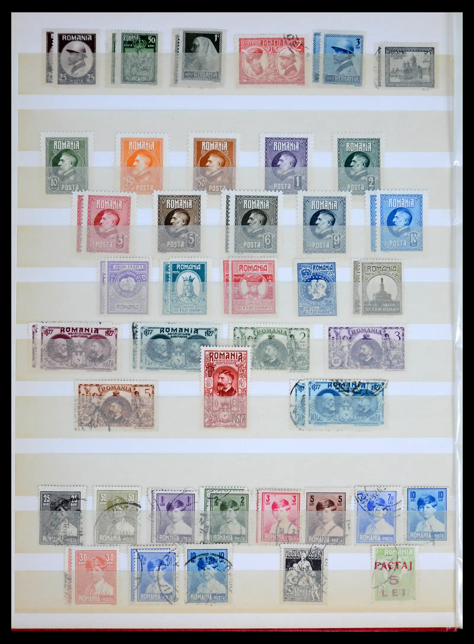 41973 0008 - Postzegelverzameling 41973 Roemenië 1858-1959.