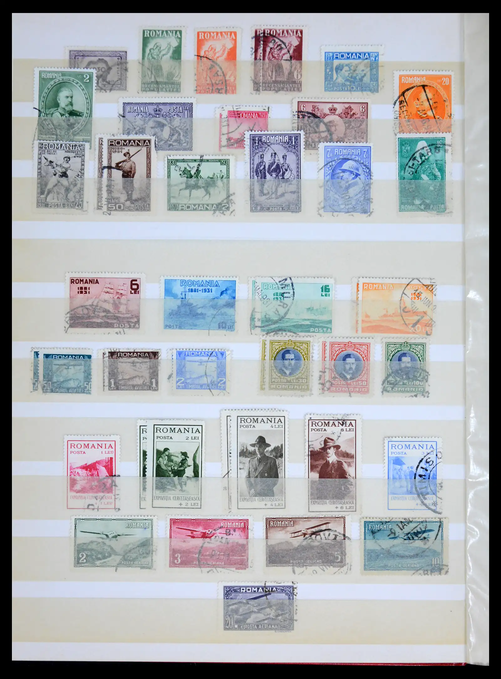 41973 0010 - Postzegelverzameling 41973 Roemenië 1858-1959.