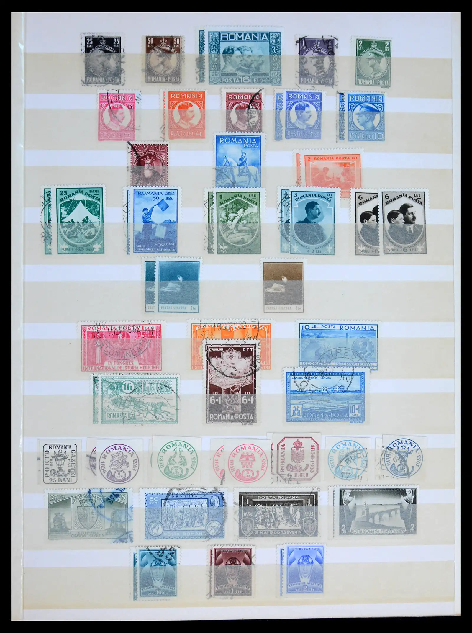 41973 0011 - Postzegelverzameling 41973 Roemenië 1858-1959.