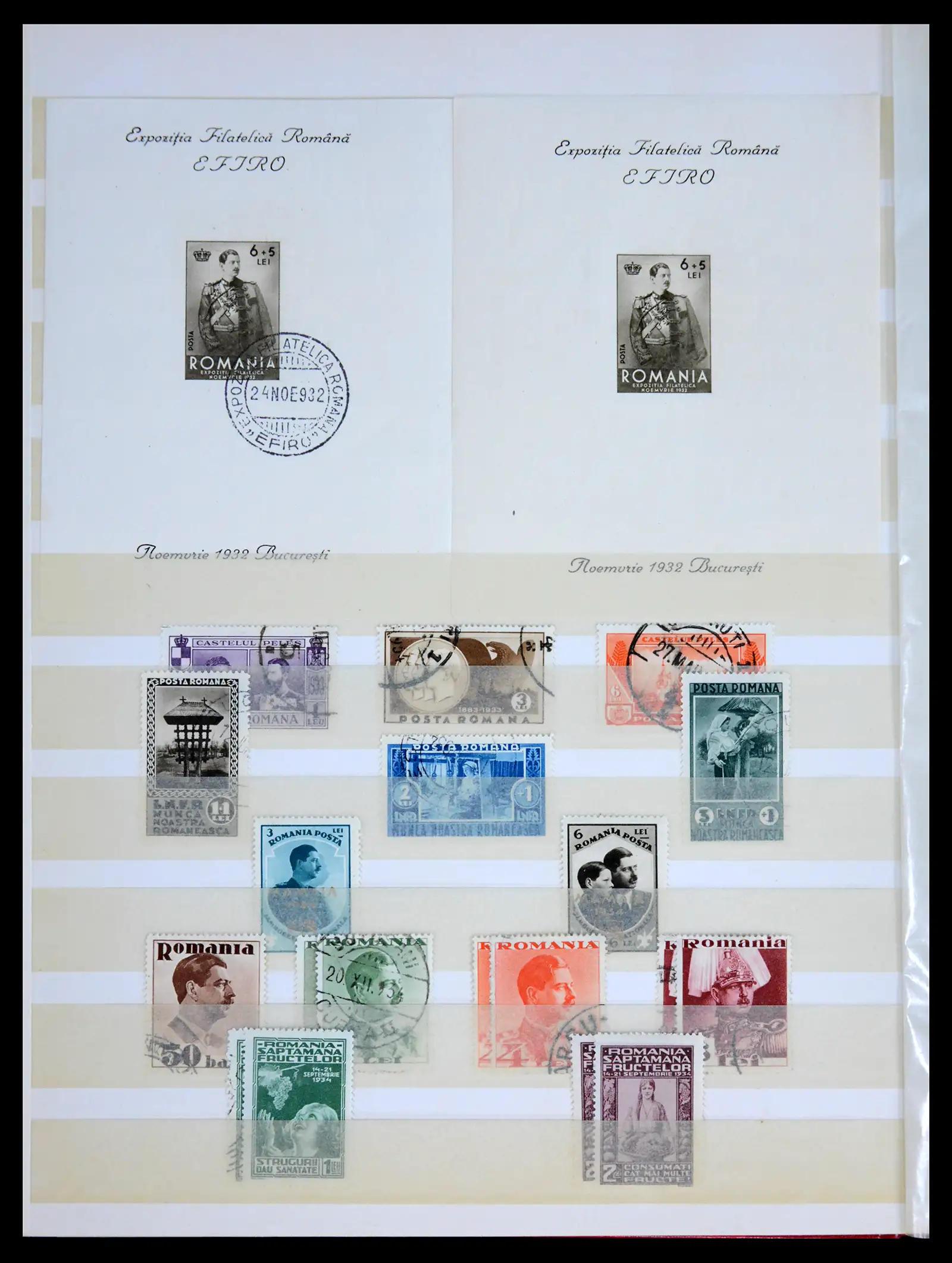 41973 0012 - Postzegelverzameling 41973 Roemenië 1858-1959.