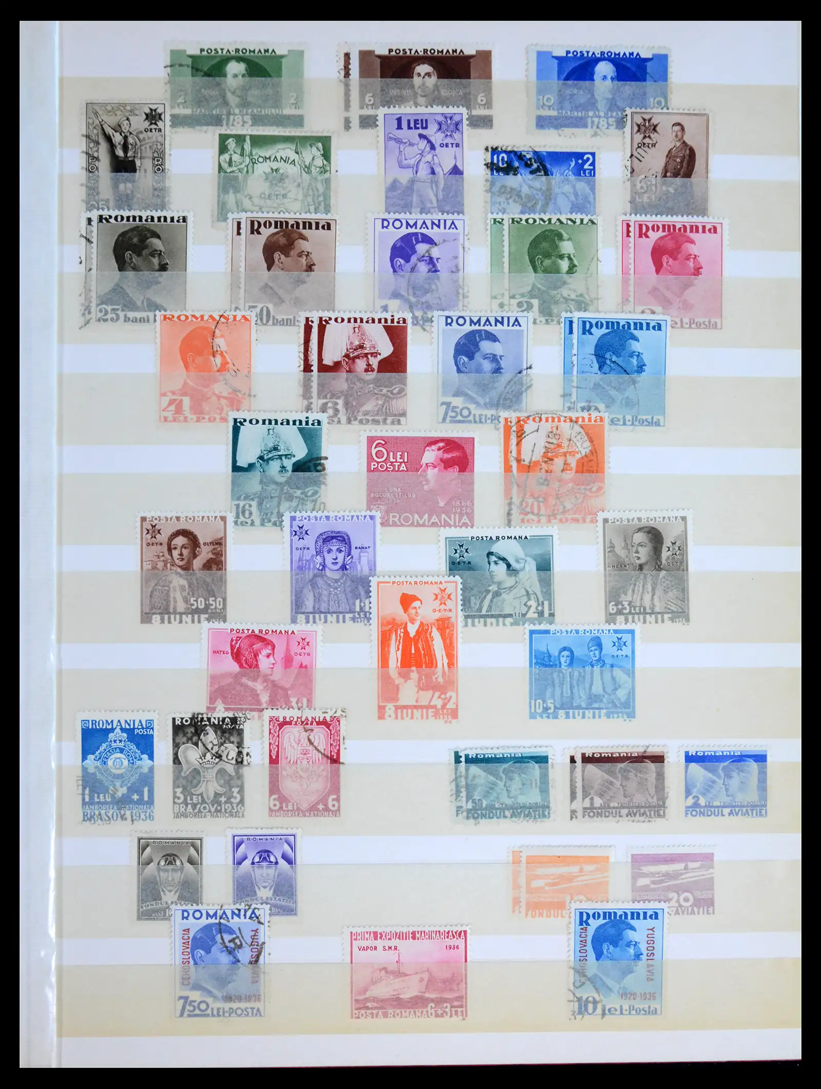 41973 0013 - Postzegelverzameling 41973 Roemenië 1858-1959.