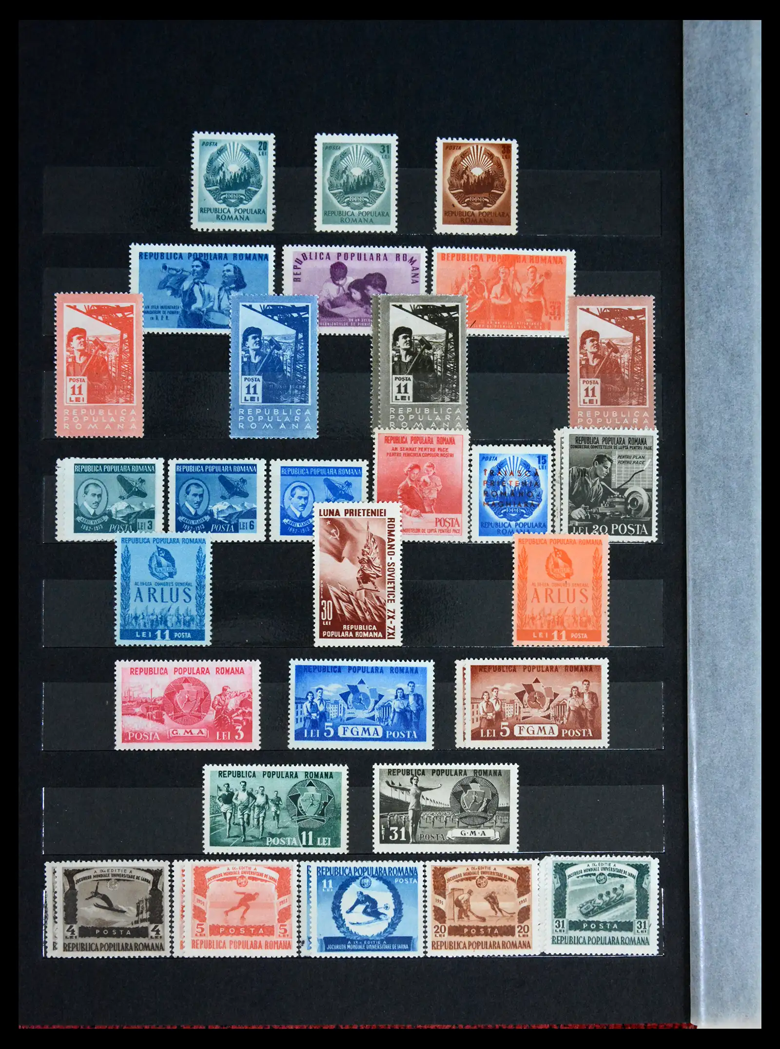 41973 0038 - Postzegelverzameling 41973 Roemenië 1858-1959.