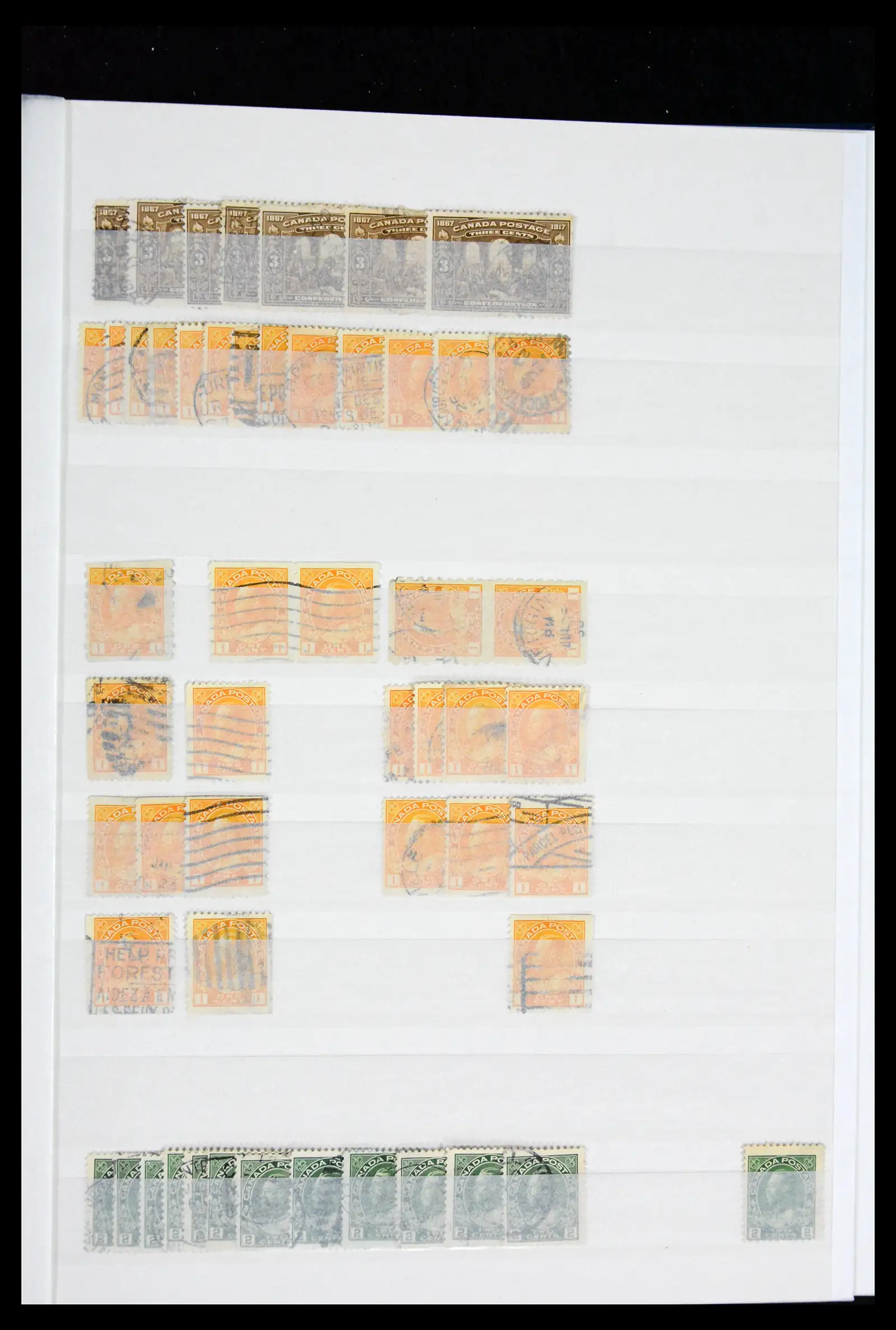 41974 0021 - Stamp collection 41974 Canada and territories 1851-1960.