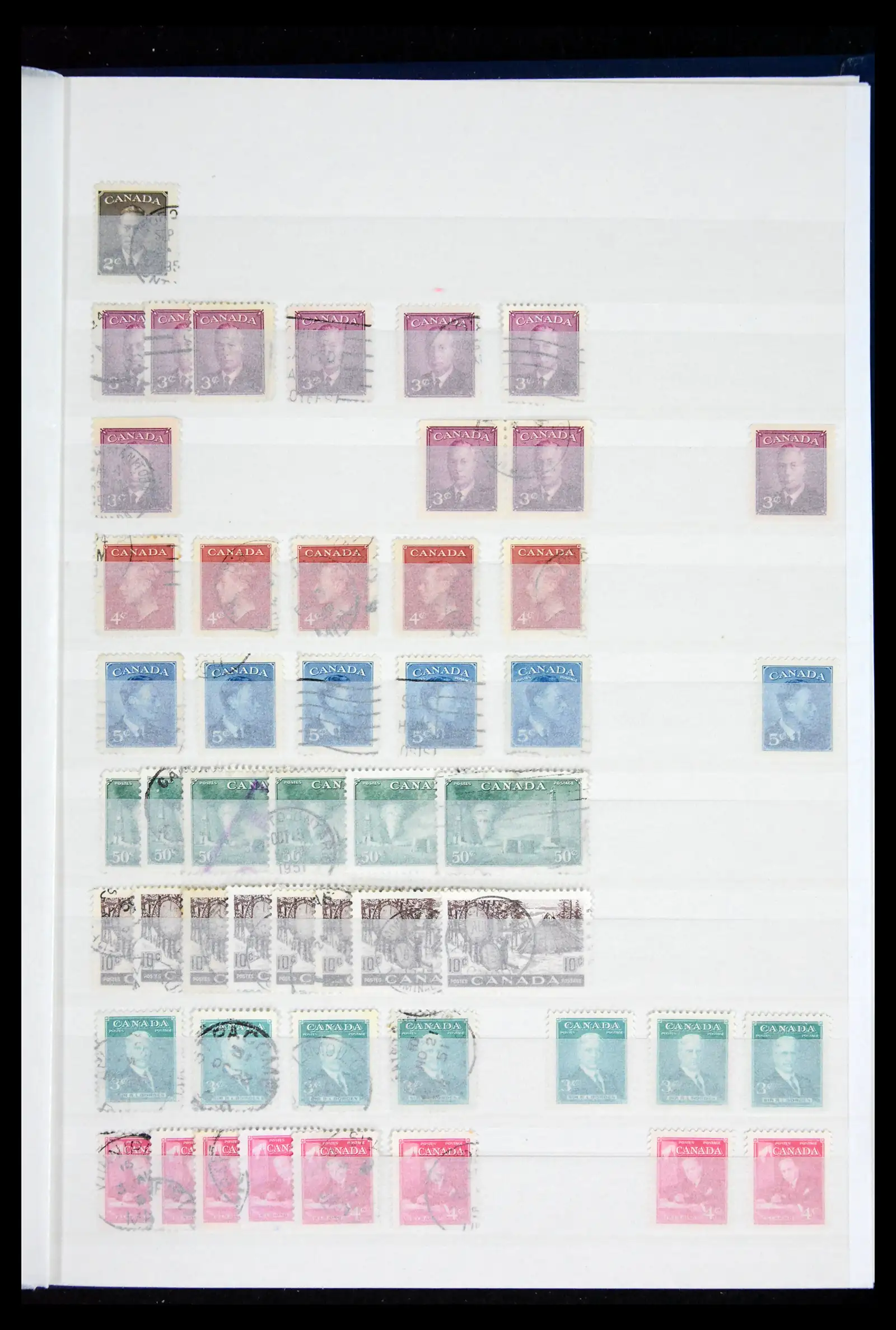 41974 0059 - Stamp collection 41974 Canada and territories 1851-1960.