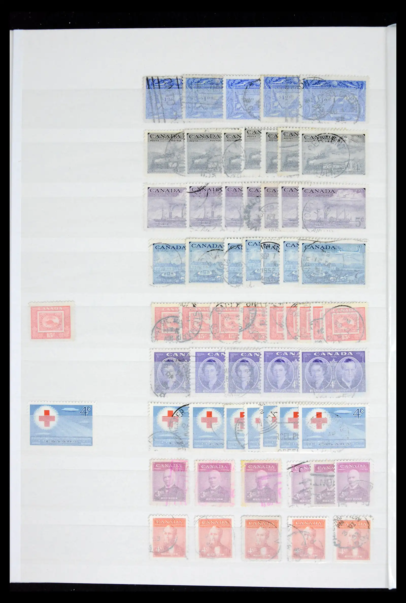 41974 0060 - Stamp collection 41974 Canada and territories 1851-1960.
