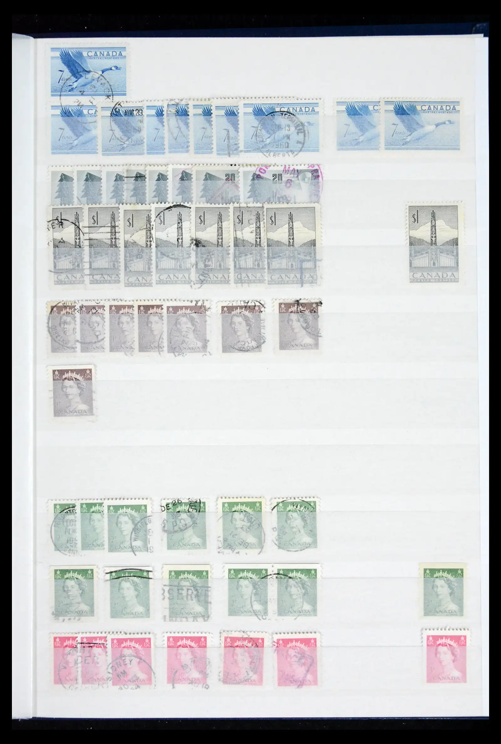 41974 0061 - Stamp collection 41974 Canada and territories 1851-1960.