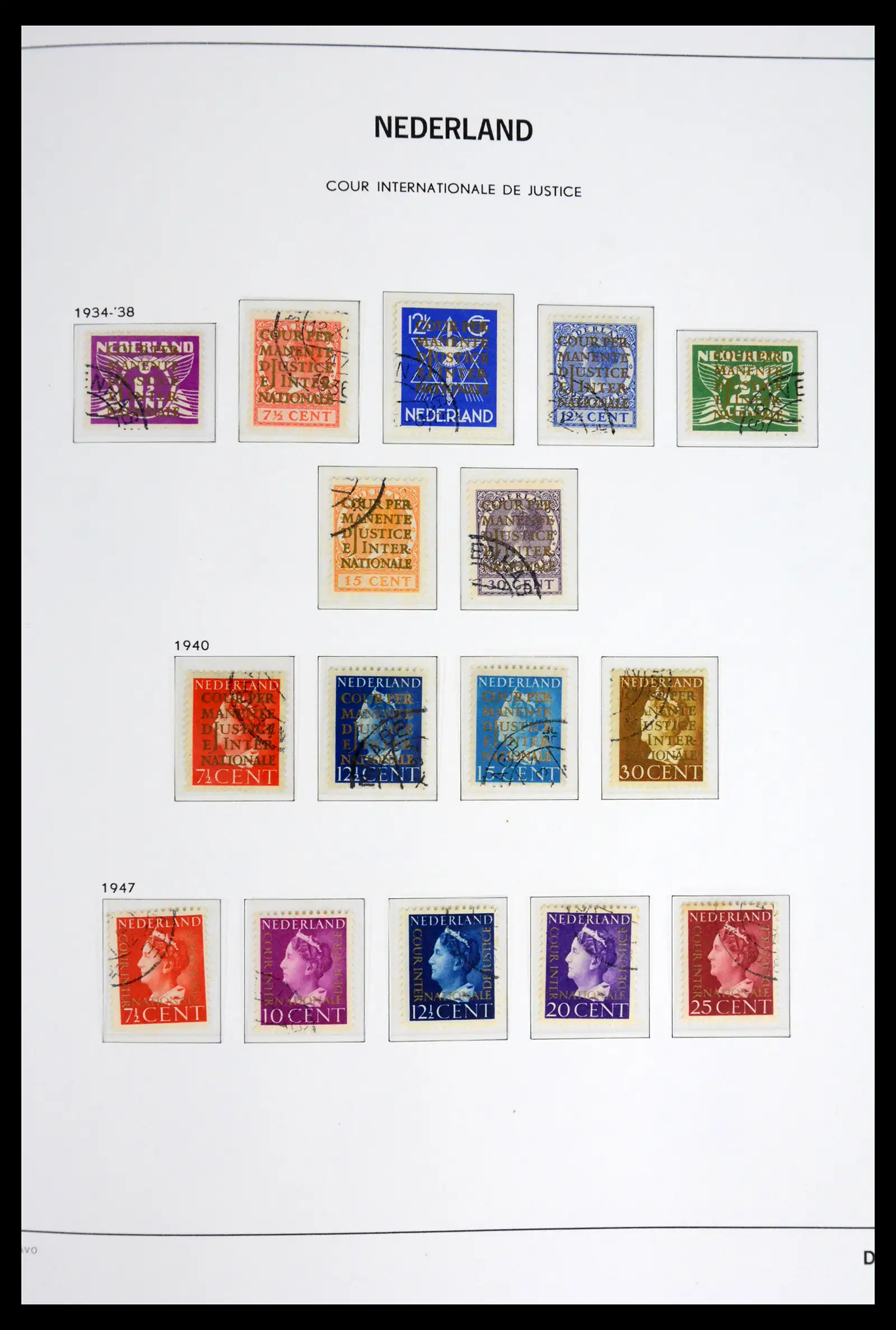 41977 0006 - Postzegelverzameling 41977 Nederland back of the book 1870-1999.