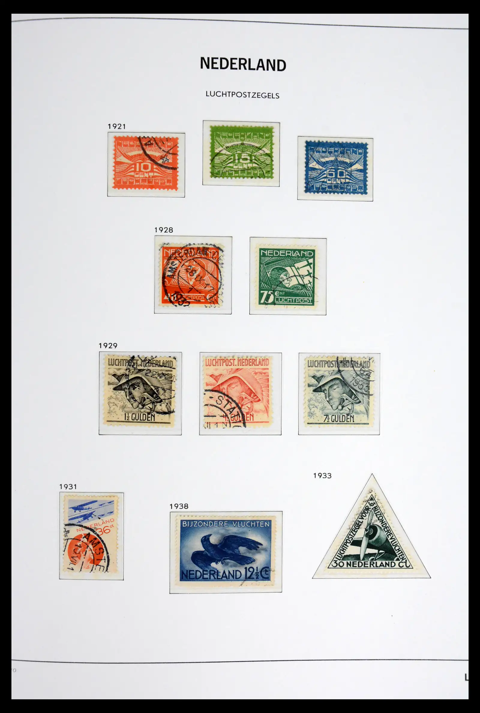 41977 0009 - Postzegelverzameling 41977 Nederland back of the book 1870-1999.