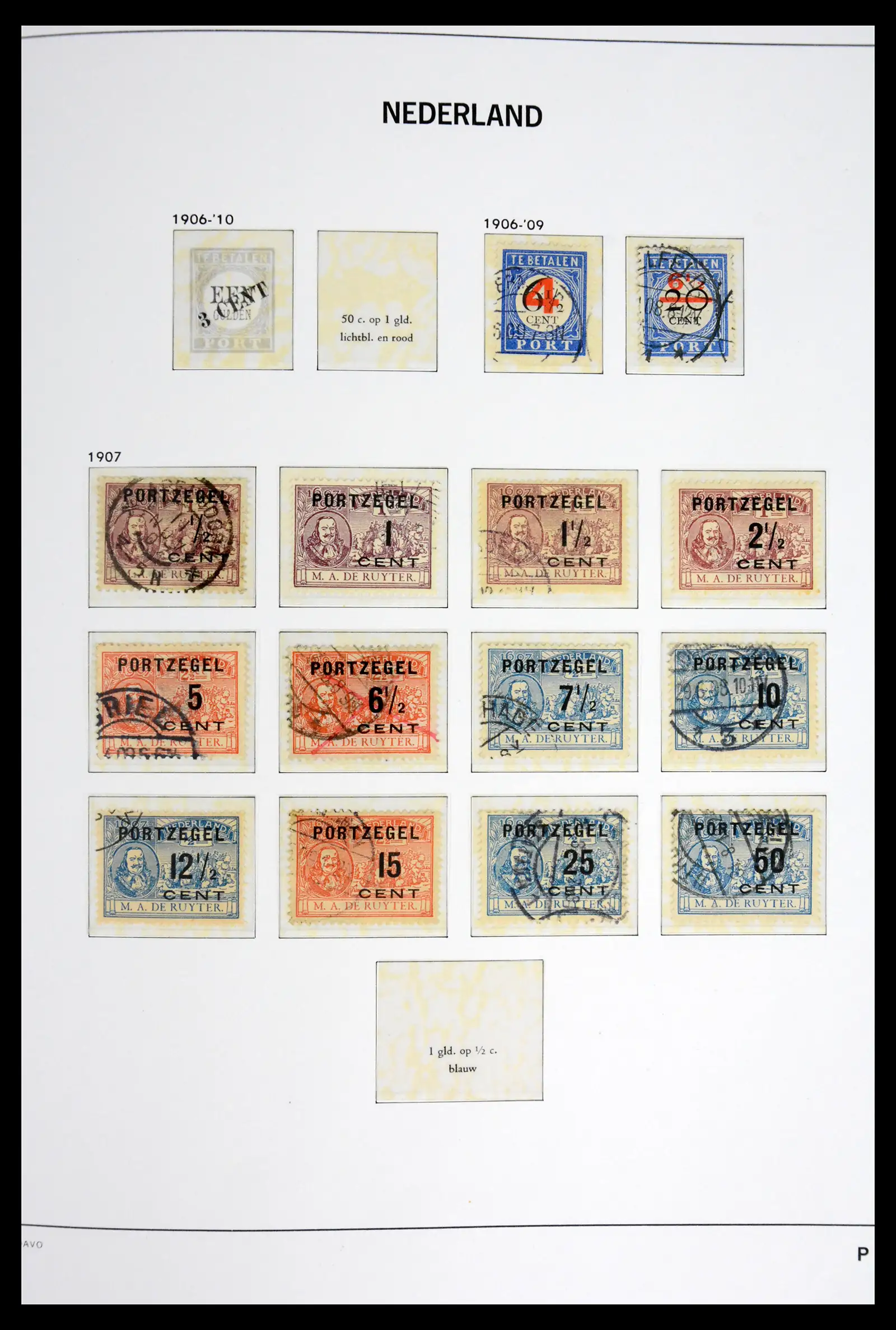 41977 0012 - Postzegelverzameling 41977 Nederland back of the book 1870-1999.