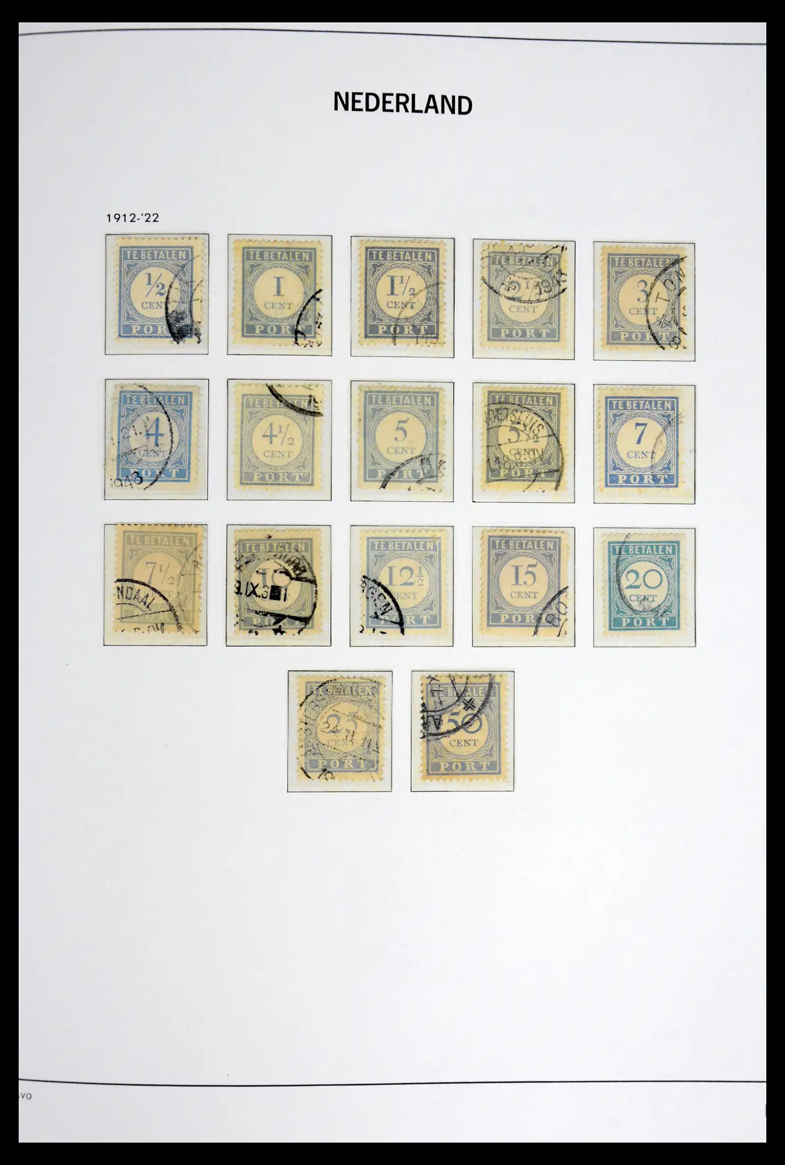 41977 0013 - Postzegelverzameling 41977 Nederland back of the book 1870-1999.