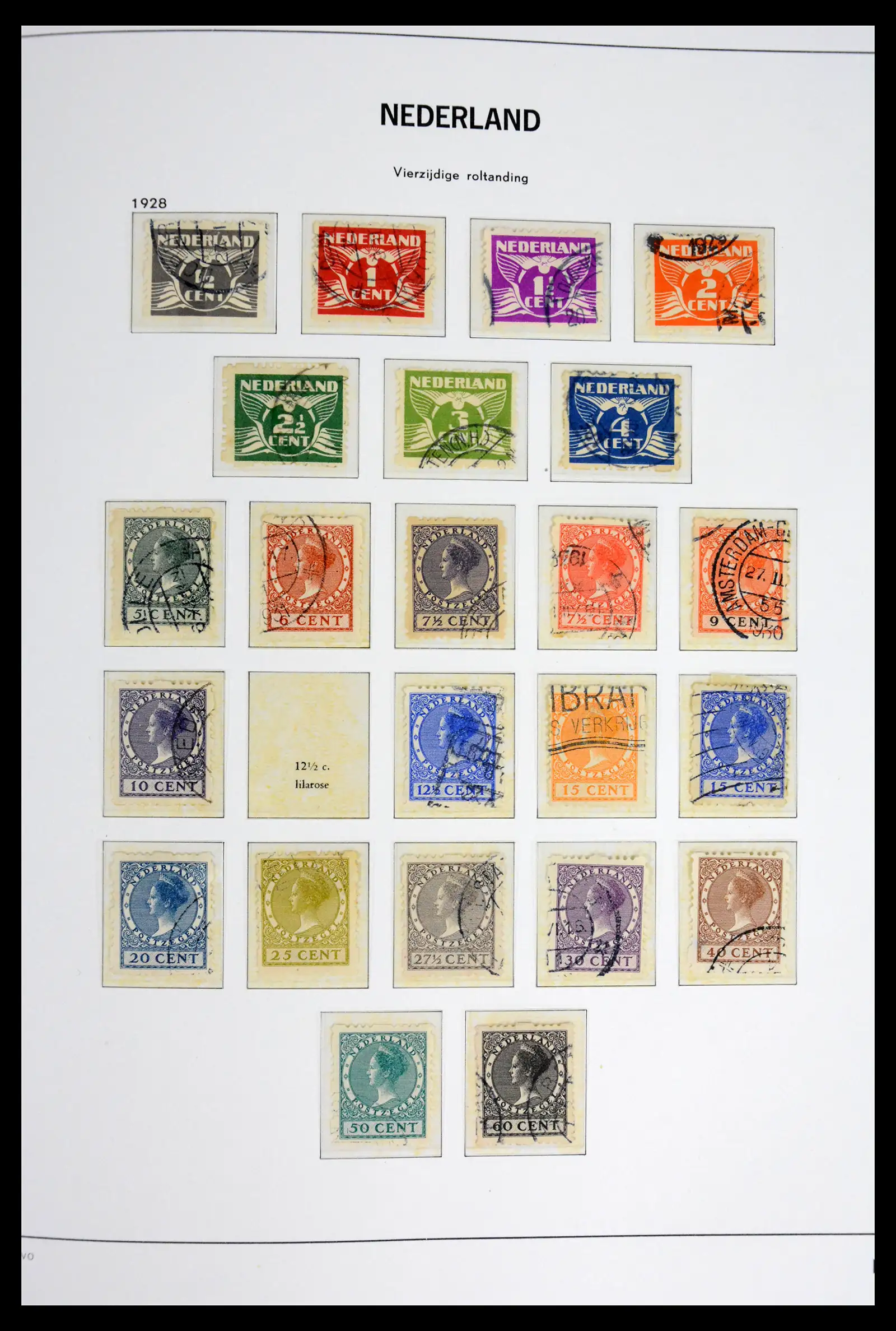 41977 0018 - Postzegelverzameling 41977 Nederland back of the book 1870-1999.