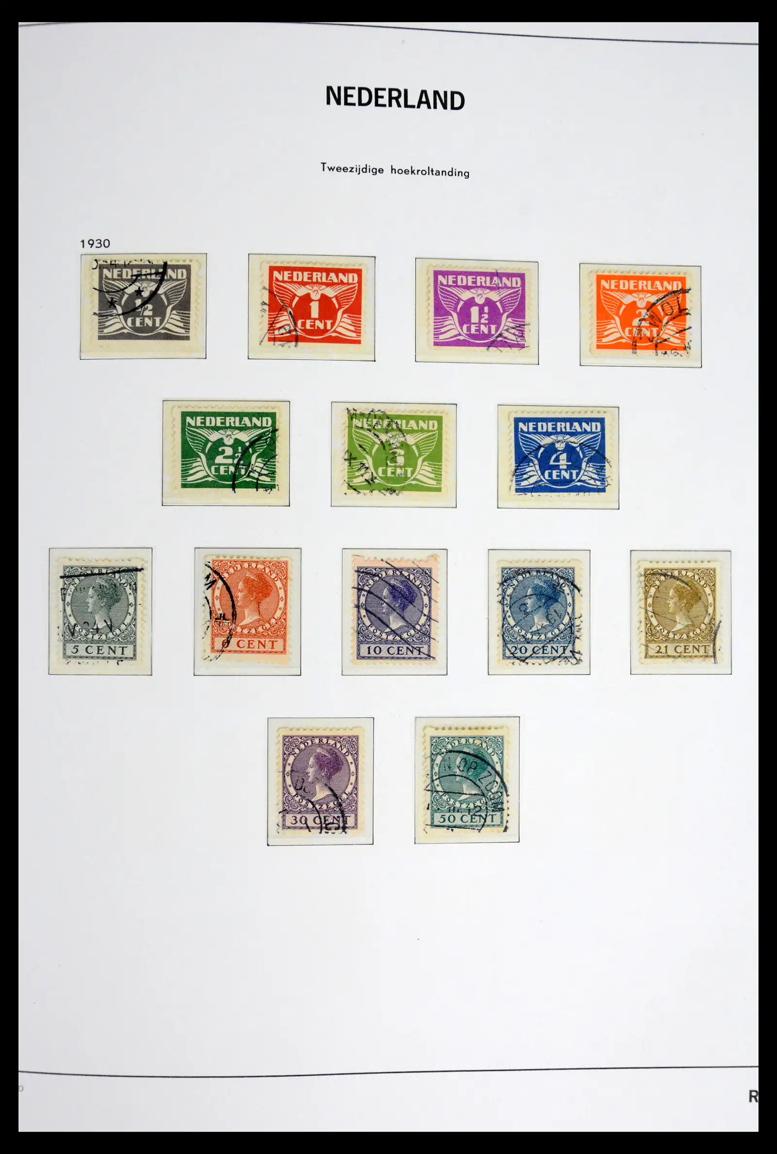 41977 0019 - Postzegelverzameling 41977 Nederland back of the book 1870-1999.