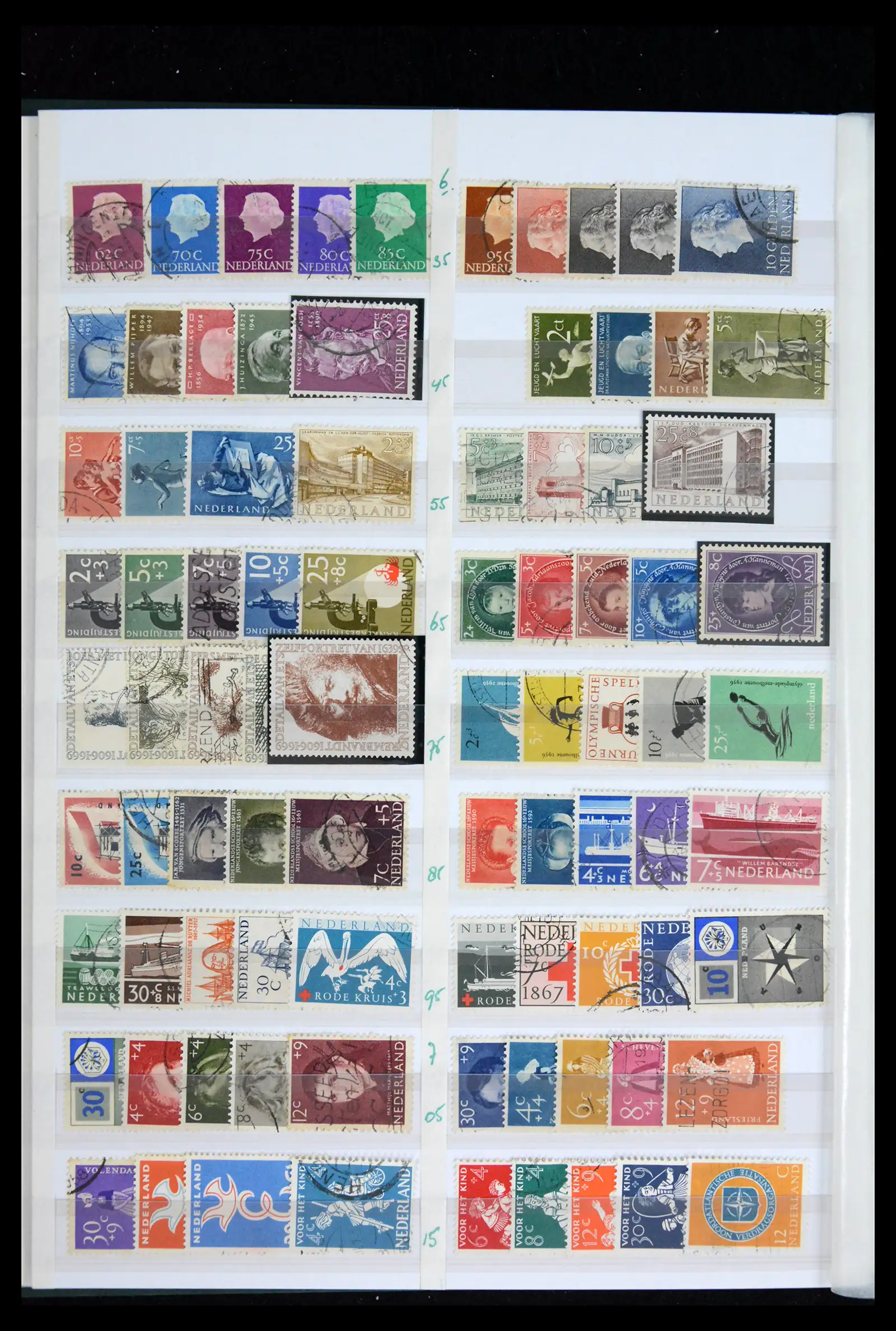 41978 0008 - Stamp collection 41978 Netherlands 1852-1980.