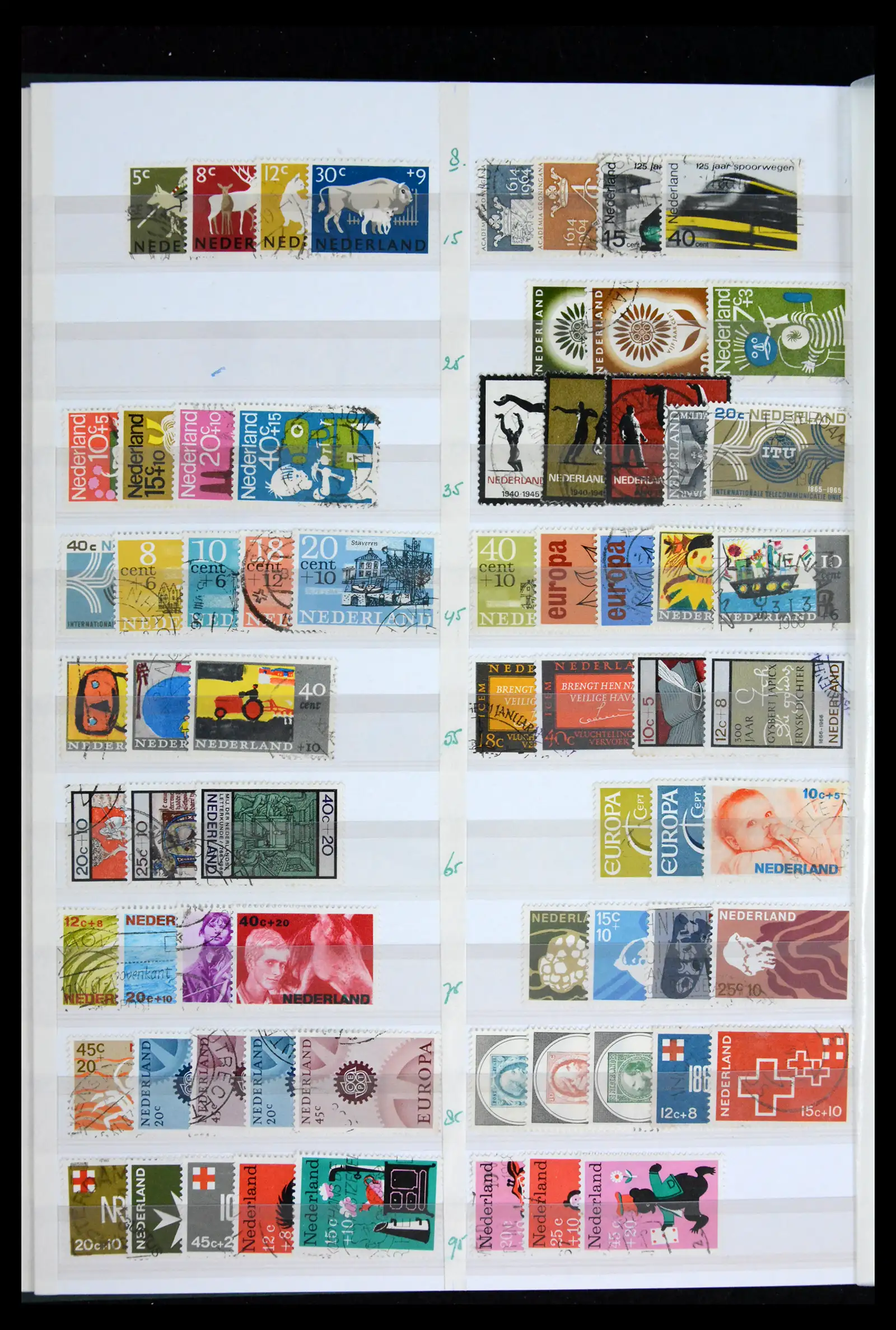 41978 0010 - Stamp collection 41978 Netherlands 1852-1980.