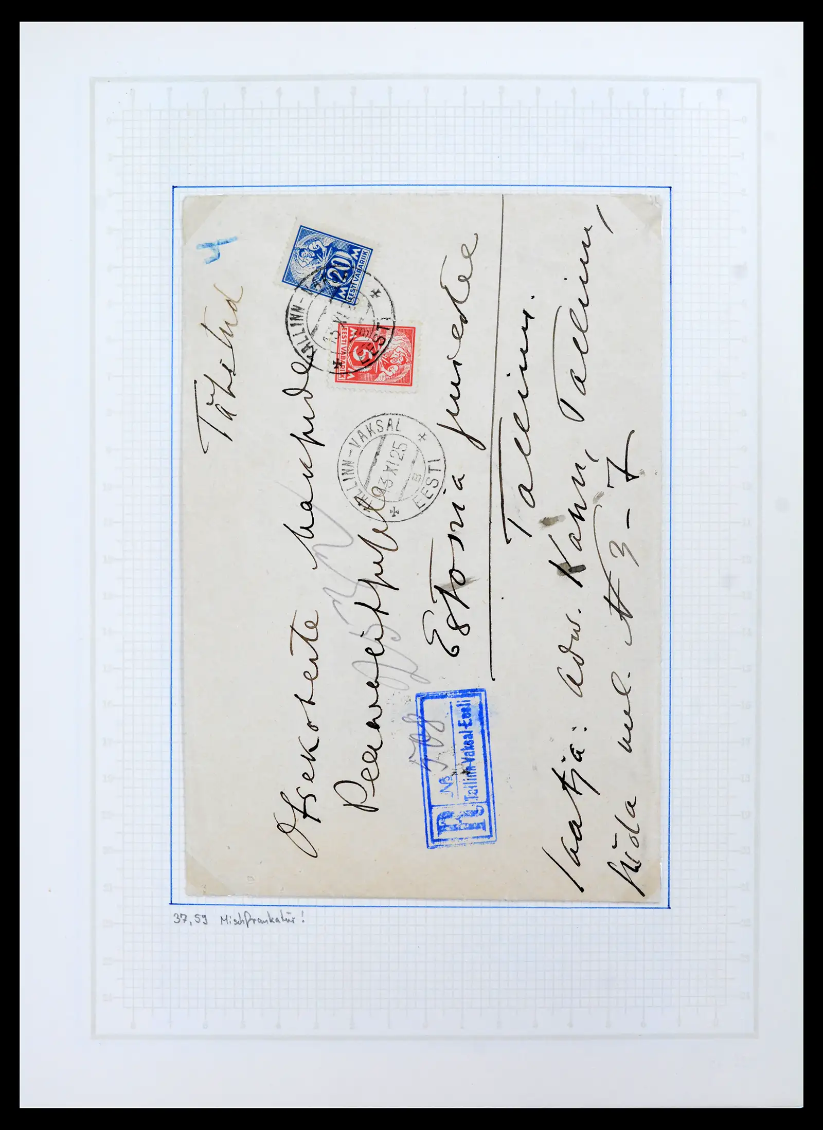 41983 0016 - Postzegelverzameling 41983 Baltische Staten 1897-1944.
