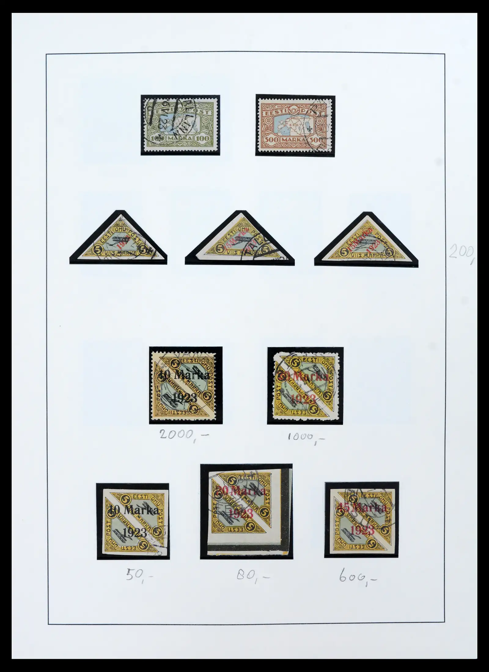 41983 0019 - Postzegelverzameling 41983 Baltische Staten 1897-1944.