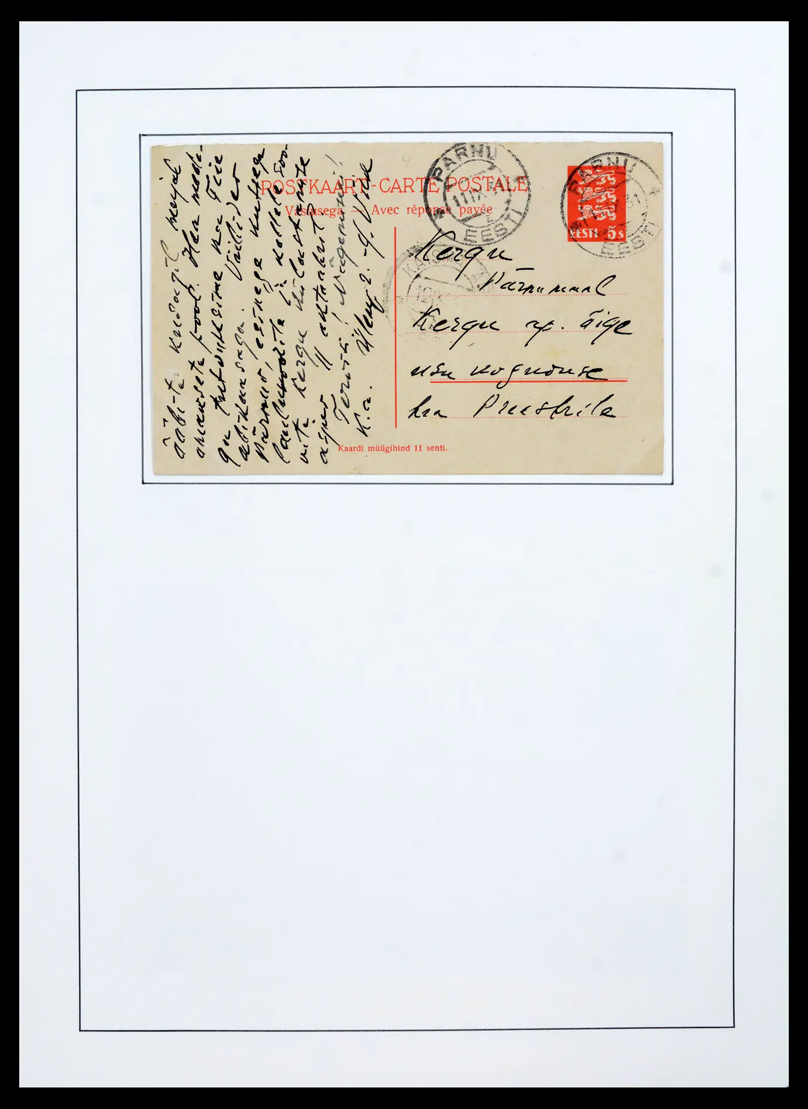 41983 0023 - Postzegelverzameling 41983 Baltische Staten 1897-1944.