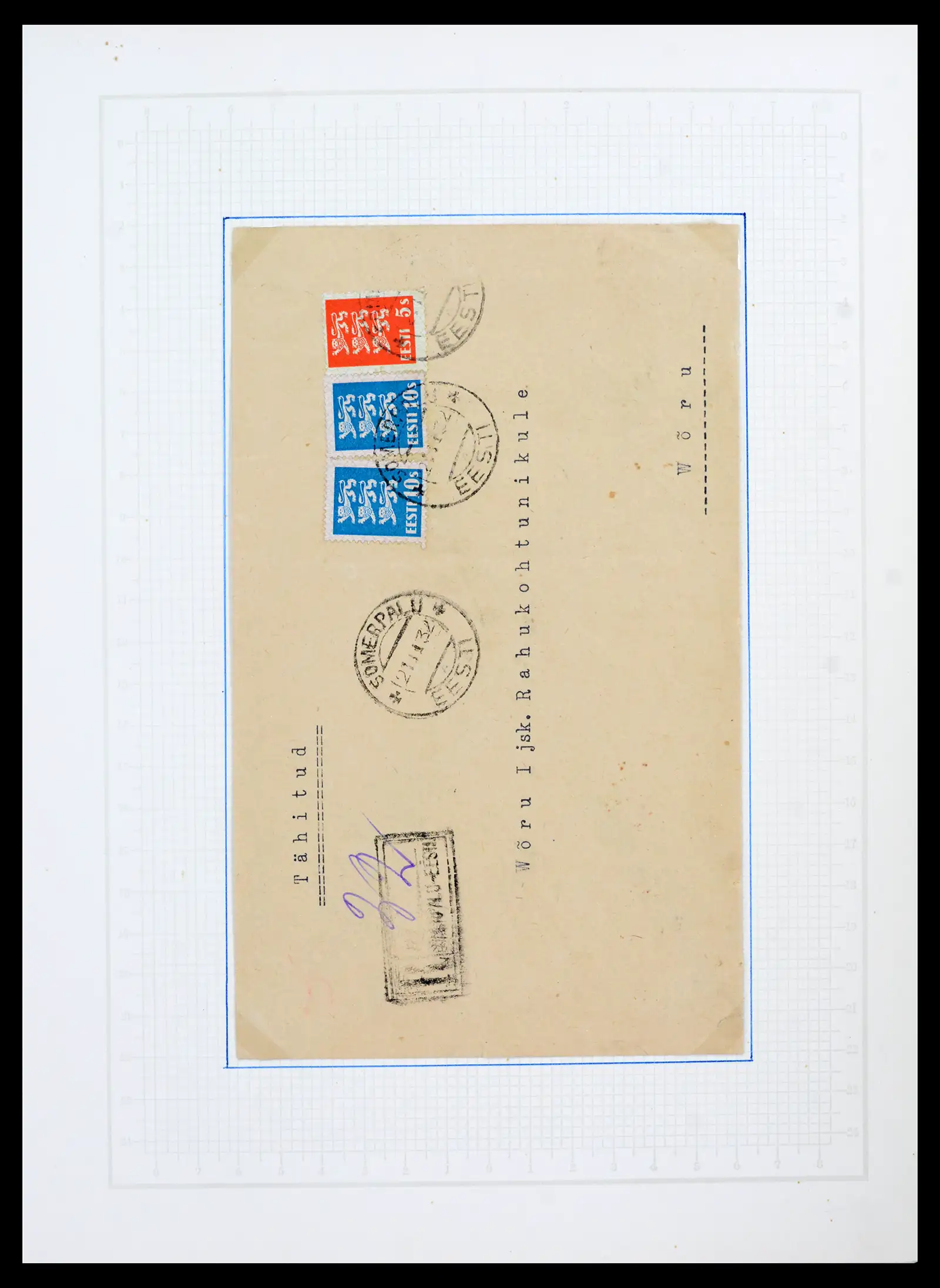 41983 0025 - Postzegelverzameling 41983 Baltische Staten 1897-1944.