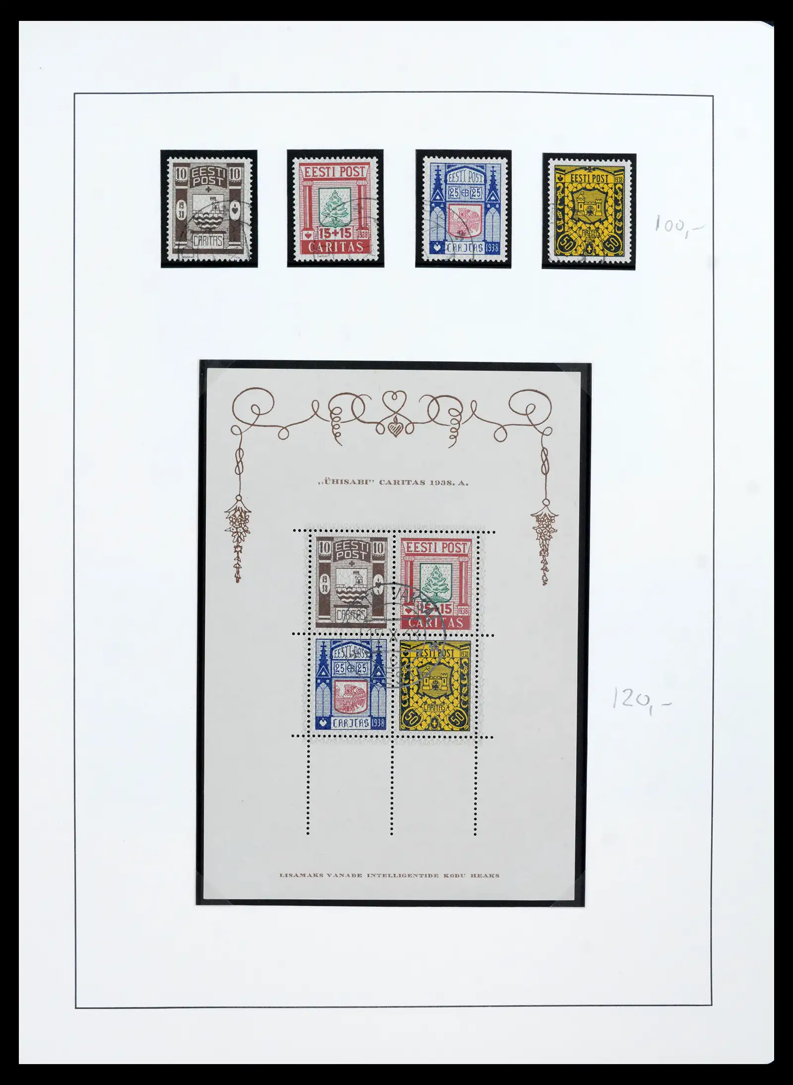 41983 0034 - Postzegelverzameling 41983 Baltische Staten 1897-1944.
