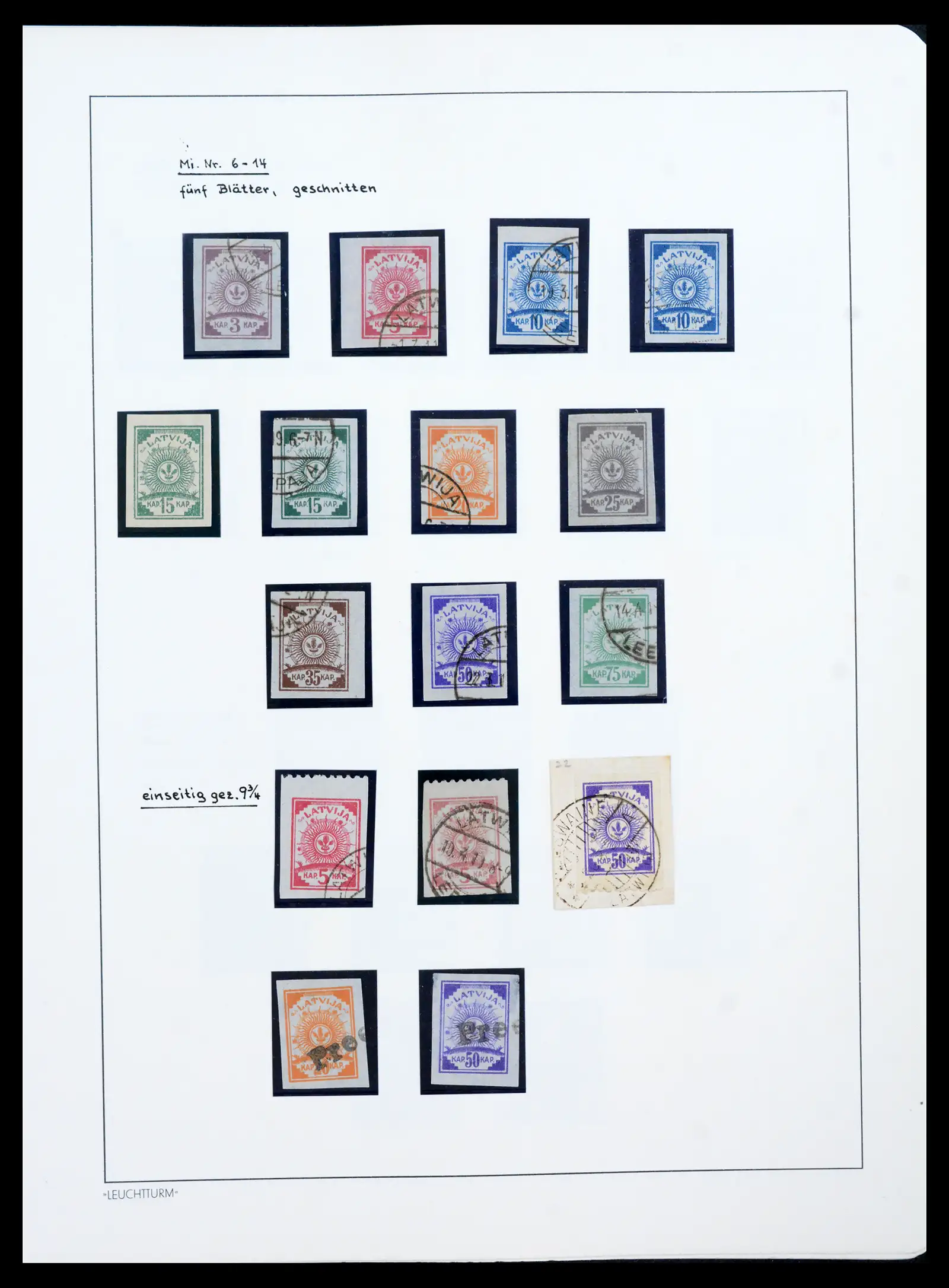 41983 0050 - Postzegelverzameling 41983 Baltische Staten 1897-1944.