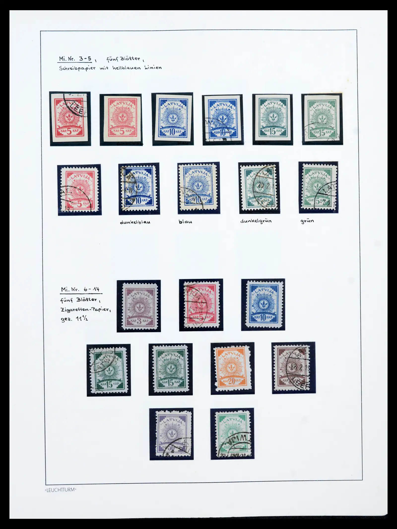 41983 0051 - Postzegelverzameling 41983 Baltische Staten 1897-1944.
